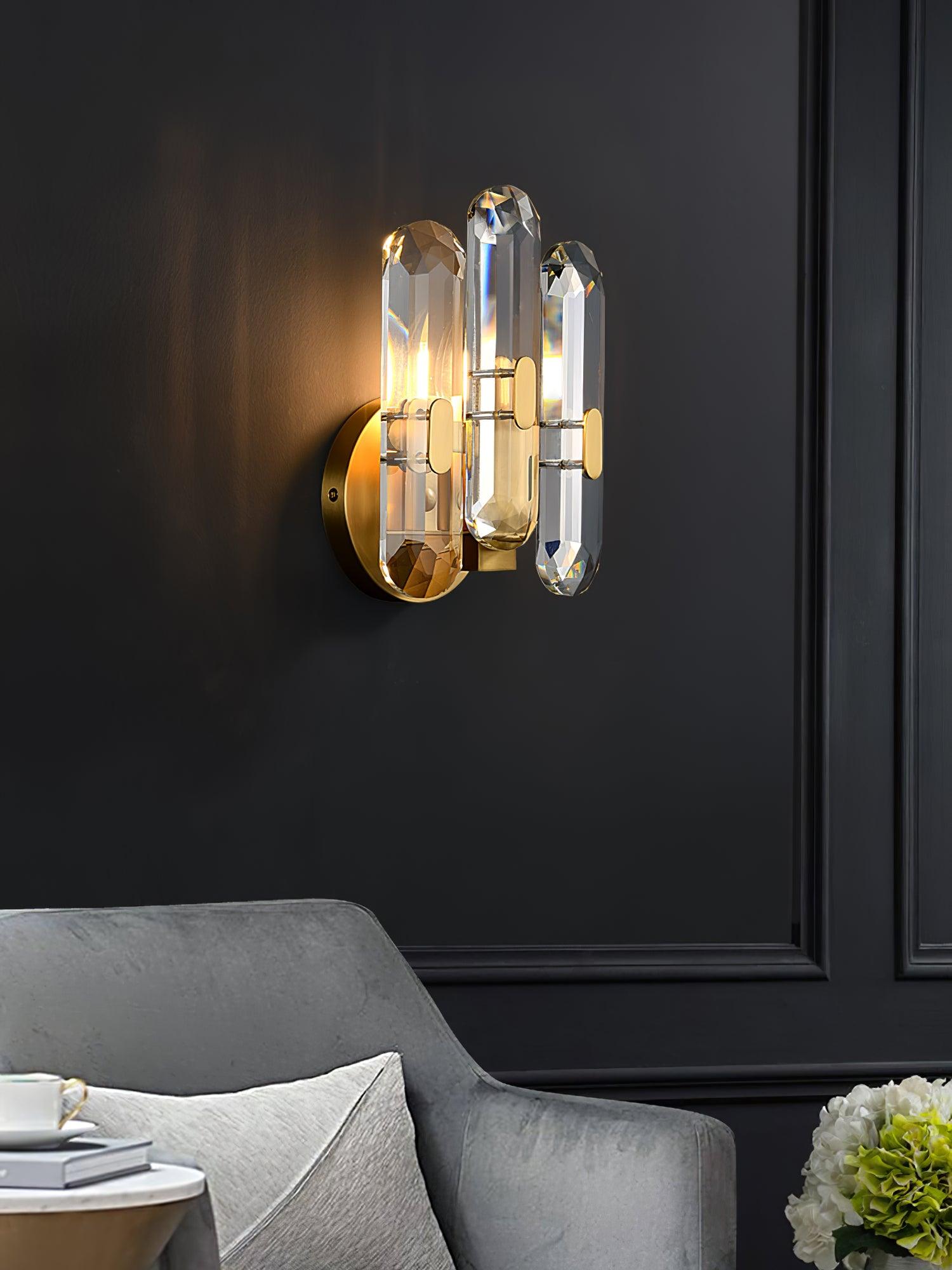 Bolton Wall Sconce Light Fixture - Modern Plug-in or Hardwired Wall Lamp for Living Room, Bedroom, Hallway - Energy Efficient LED Lighting for Home Decor