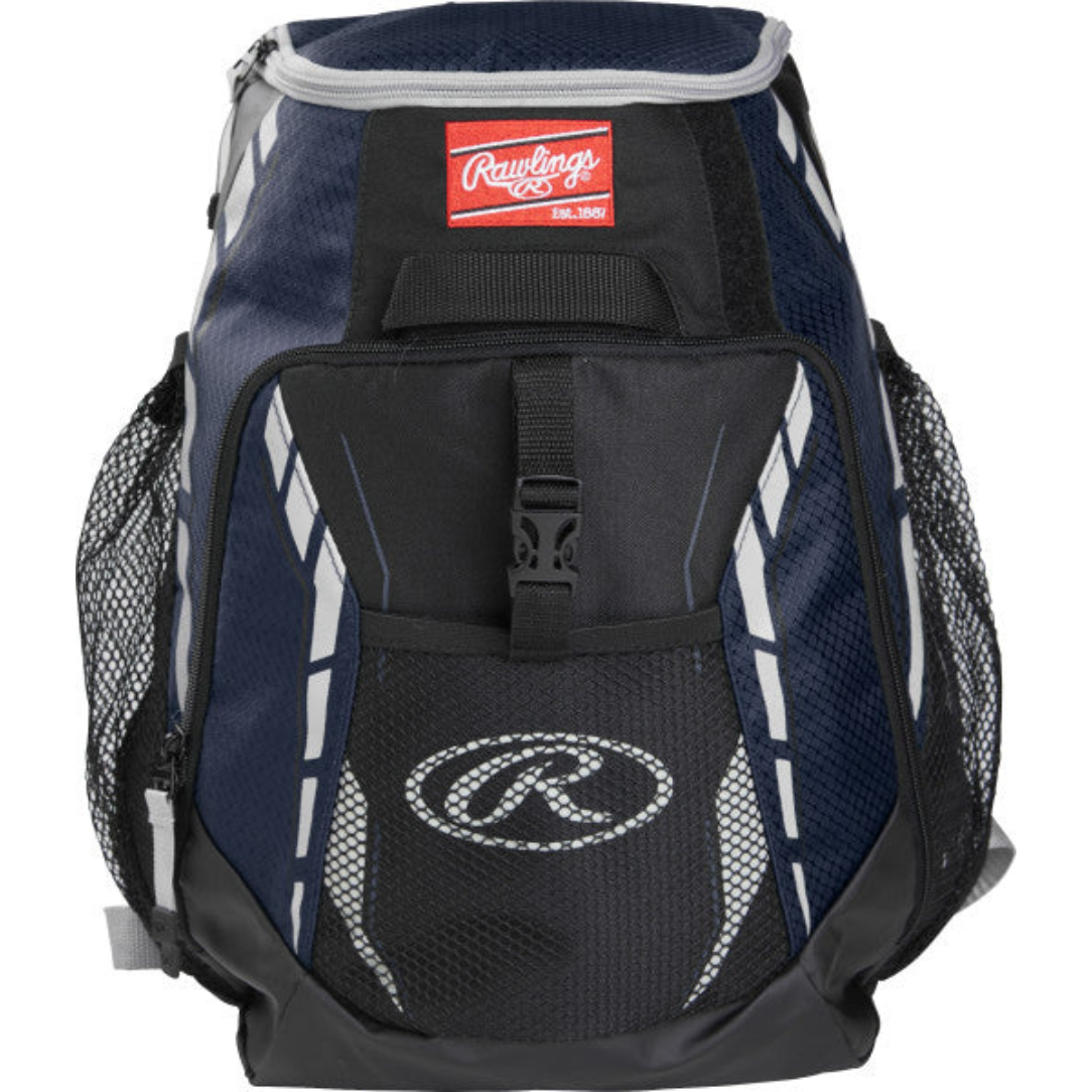 Rawlings R400 Youth Baseball Backpack - Durable & Lightweight for School, Sports & Travel | Perfect for Kids & Teens