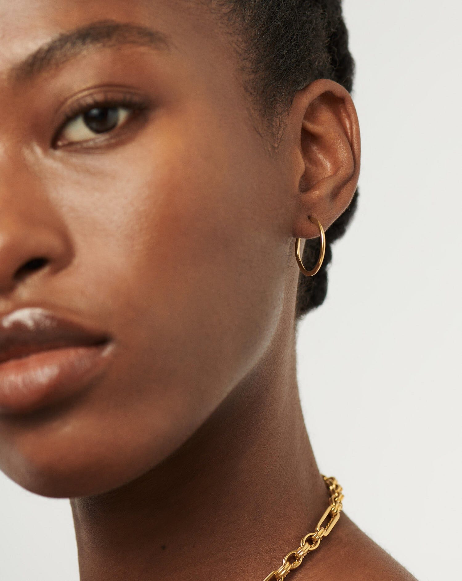 Classic Small Hoop Earrings for Women - 18k Gold Plated Dainty Circle Earrings | Perfect for Everyday Wear, Date Night & Gift Giving
