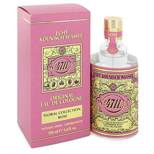Premium Floral Rose Cologne for Men & Women - Unisex Eau de Cologne Spray 3.4 oz, Long-Lasting Fragrance for Date Night, Special Occasions & Daily Wear - Cherish Moment Collection