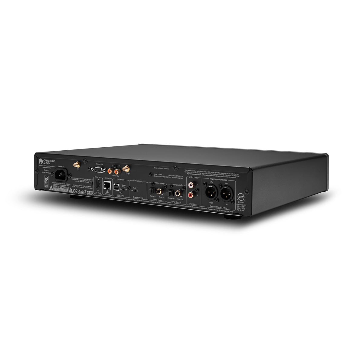 Cambridge Audio CXN100 Network Music Player - High-Resolution Wireless Streaming, Lunar Grey | Perfect for Home Audio Systems & Multi-Room Setup