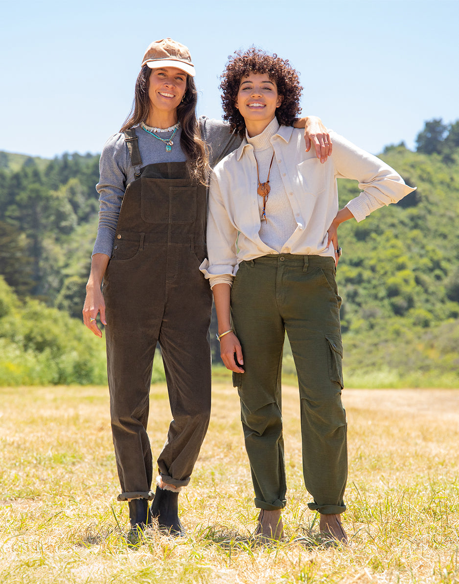 Jason Cord Overall: Fir - Durable & Stylish Men's Workwear for Outdoor Jobs, Hiking & Camping
