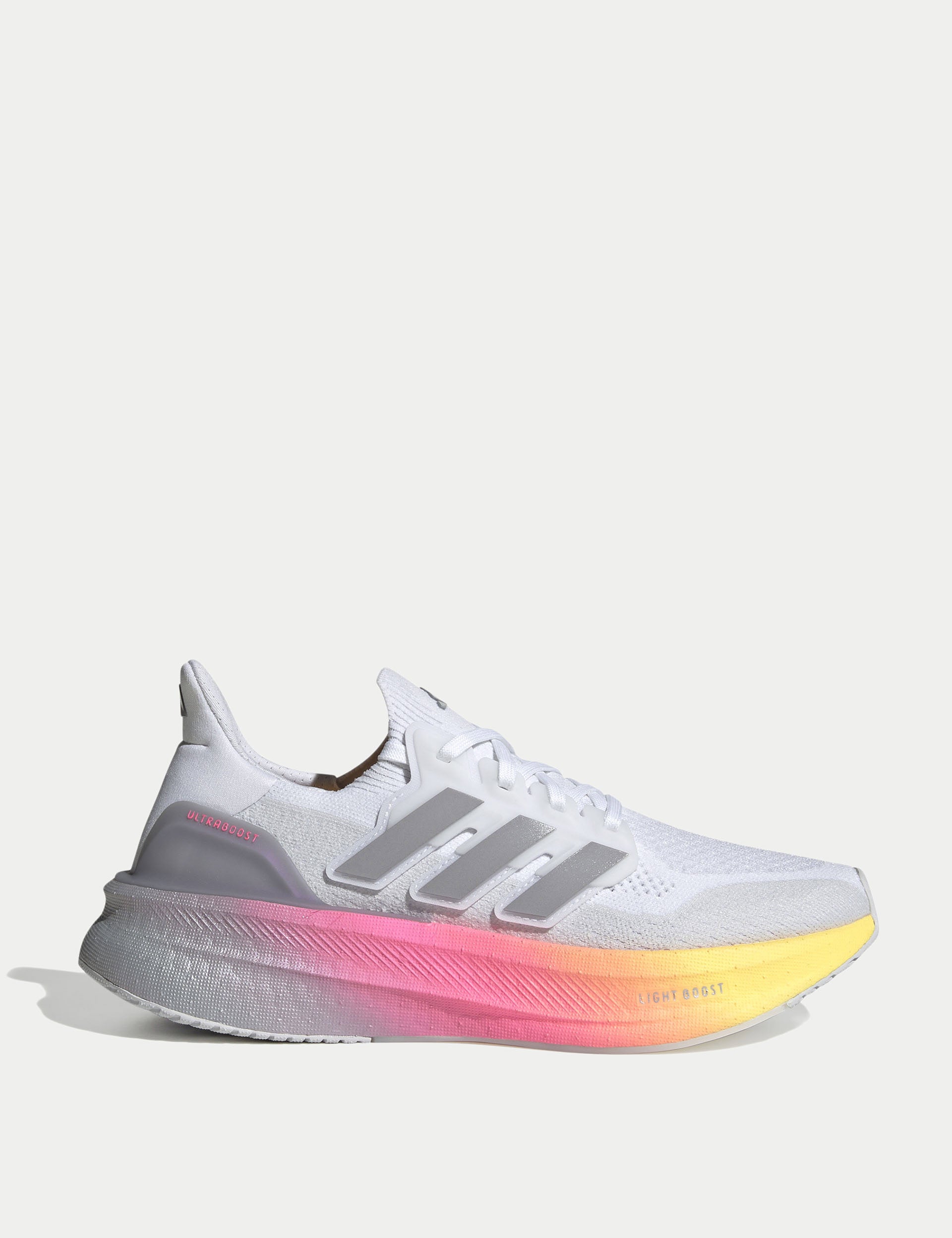 Adidas Ultraboost 5 Running Shoes - Cloud White/Glory Grey/Lucid Pink - Lightweight Comfort for Jogging, Gym & Daily Wear