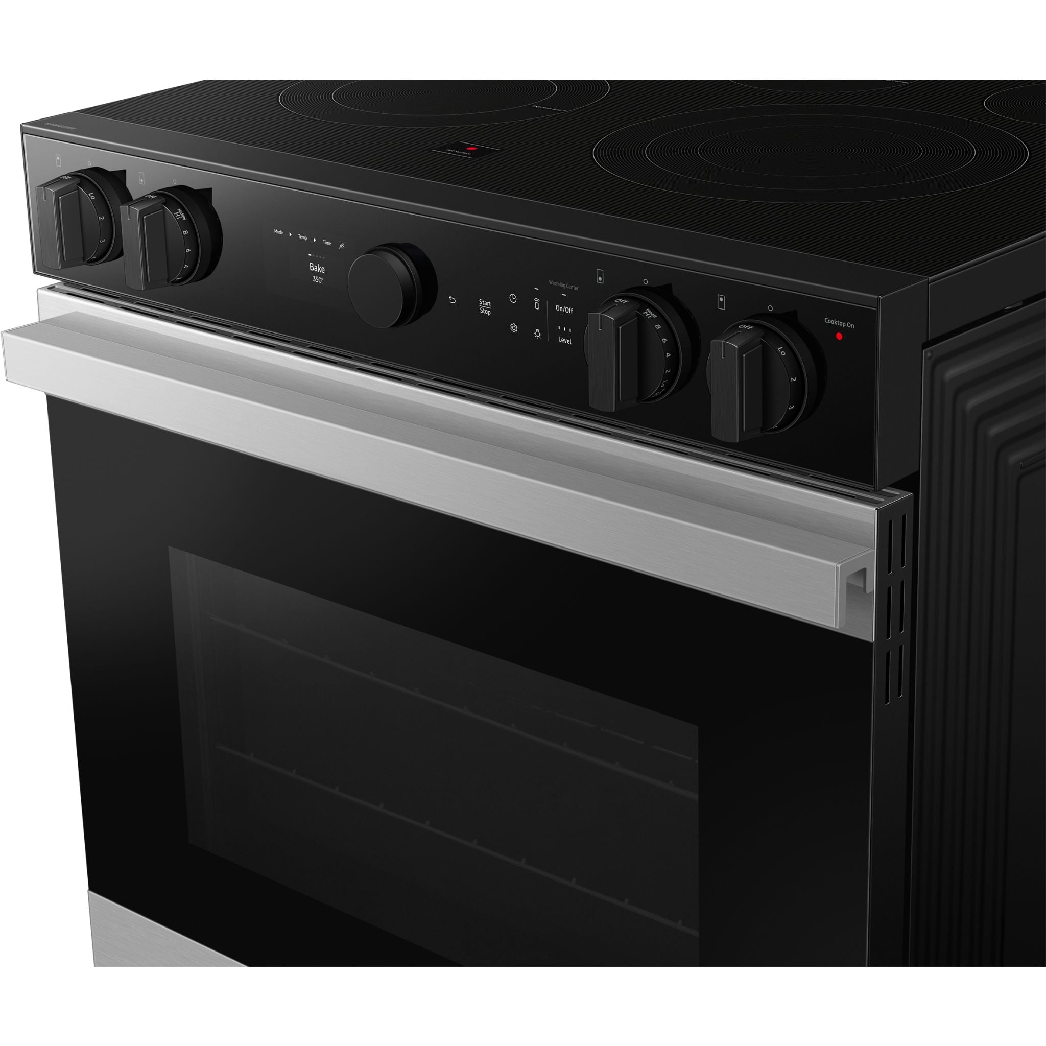 Samsung NSE6DG8500SRAC Slide-In Electric Range - 30 Inch Stainless Steel Smart Oven with Convection & Air Fry - Perfect for Modern Kitchens & Home Cooking