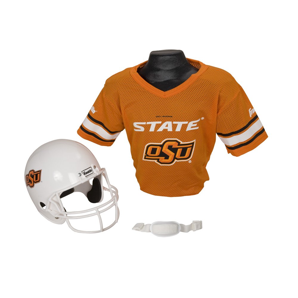 Franklin Sports NCAA Youth Football Helmet & Jersey Set – Kids Football Uniform for Game Day & Team Play – Perfect for Youth Football Games, Practice, and Halloween Costume