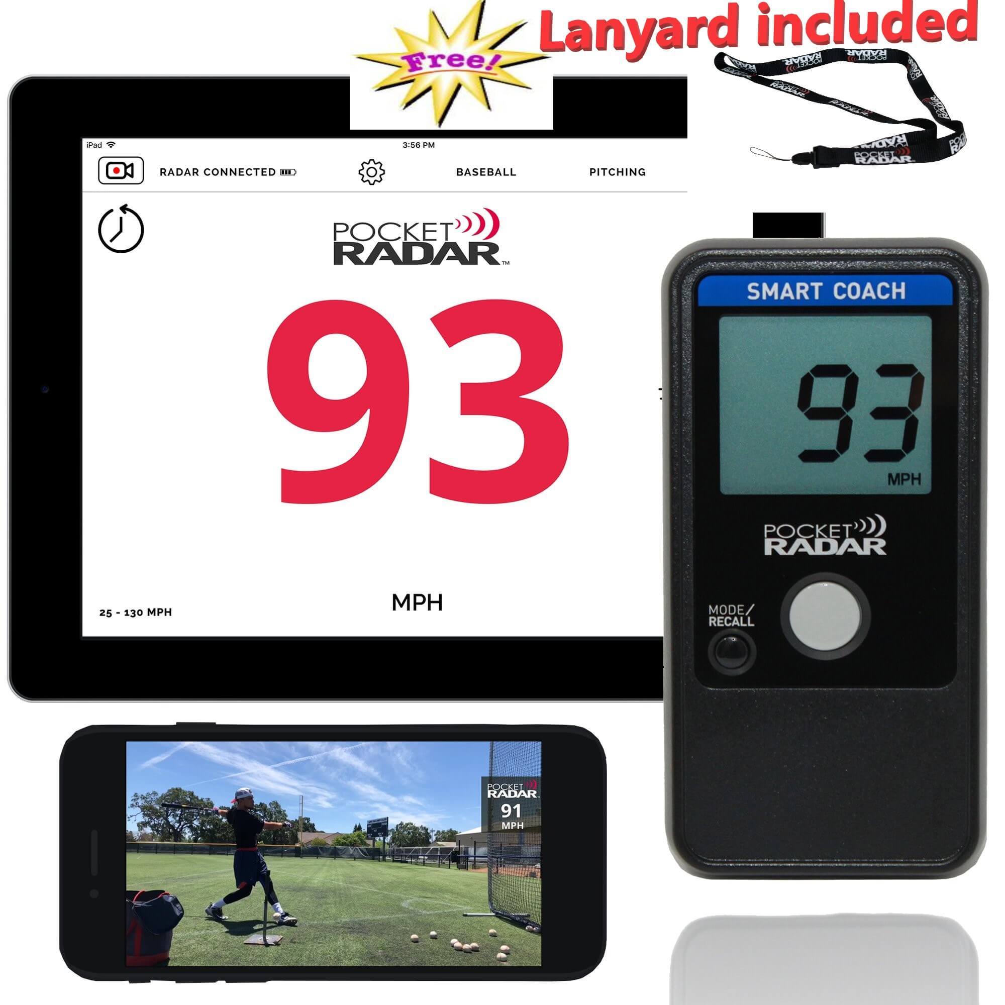 SMART COACH RADAR™ Training Bundle - Speed & Agility Training System for Athletes - Perfect for Football, Soccer, and Track Practice