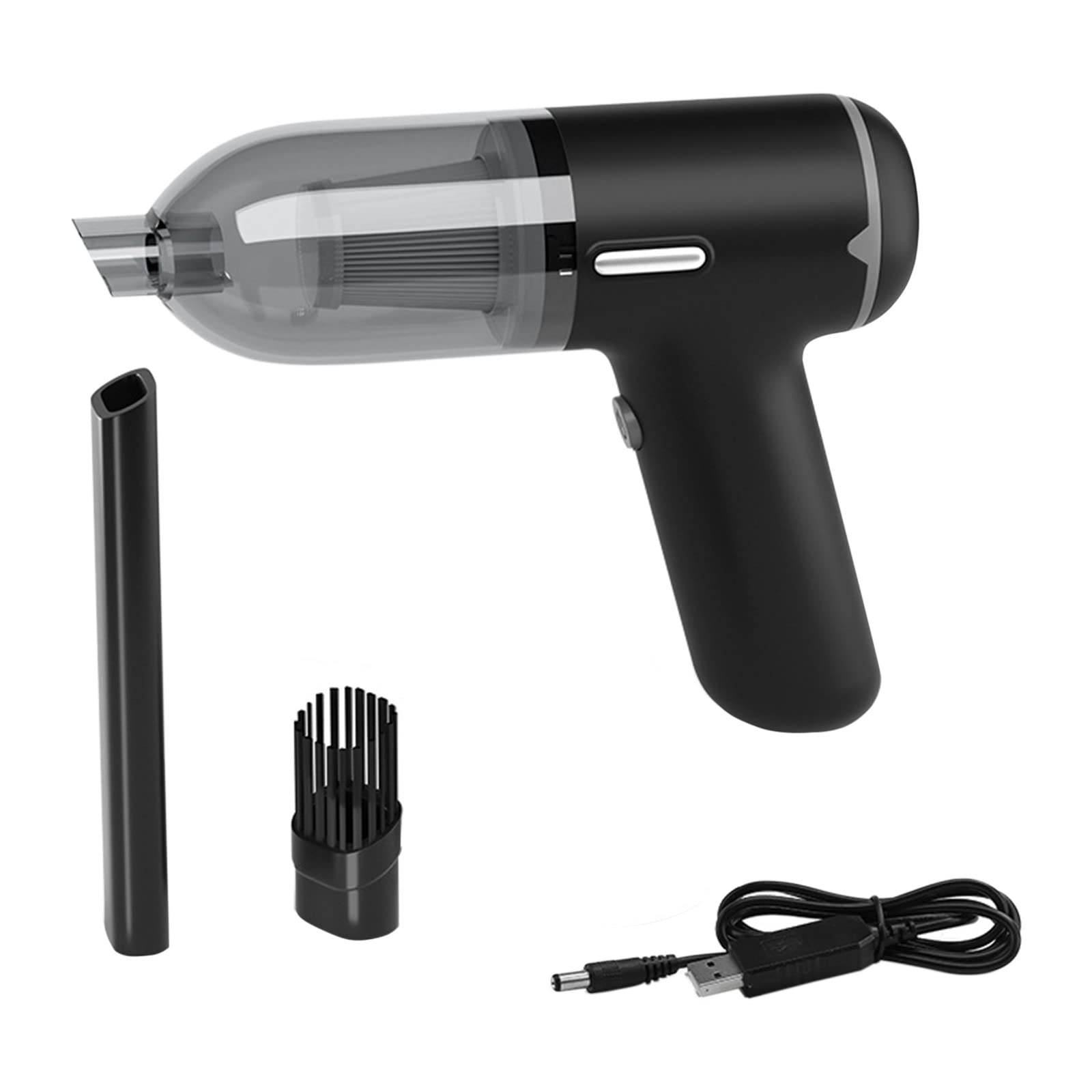Mini Cordless Handheld Vacuum Cleaner for Car & Home - USB Rechargeable Small Vacuum for Keyboard, Desk, Car Seats & Tight Spaces - Portable Car Vacuum Cleaner for Quick Cleanups