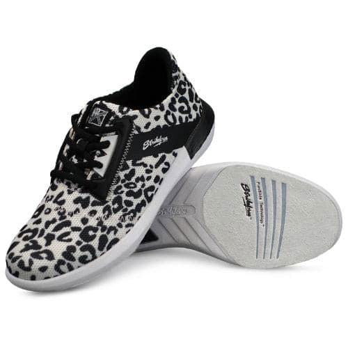 KR Strikeforce Lux Leopard Women's Bowling Shoes - Lightweight & Comfortable for League Play & Tournaments - Perfect for Pro & Casual Bowlers