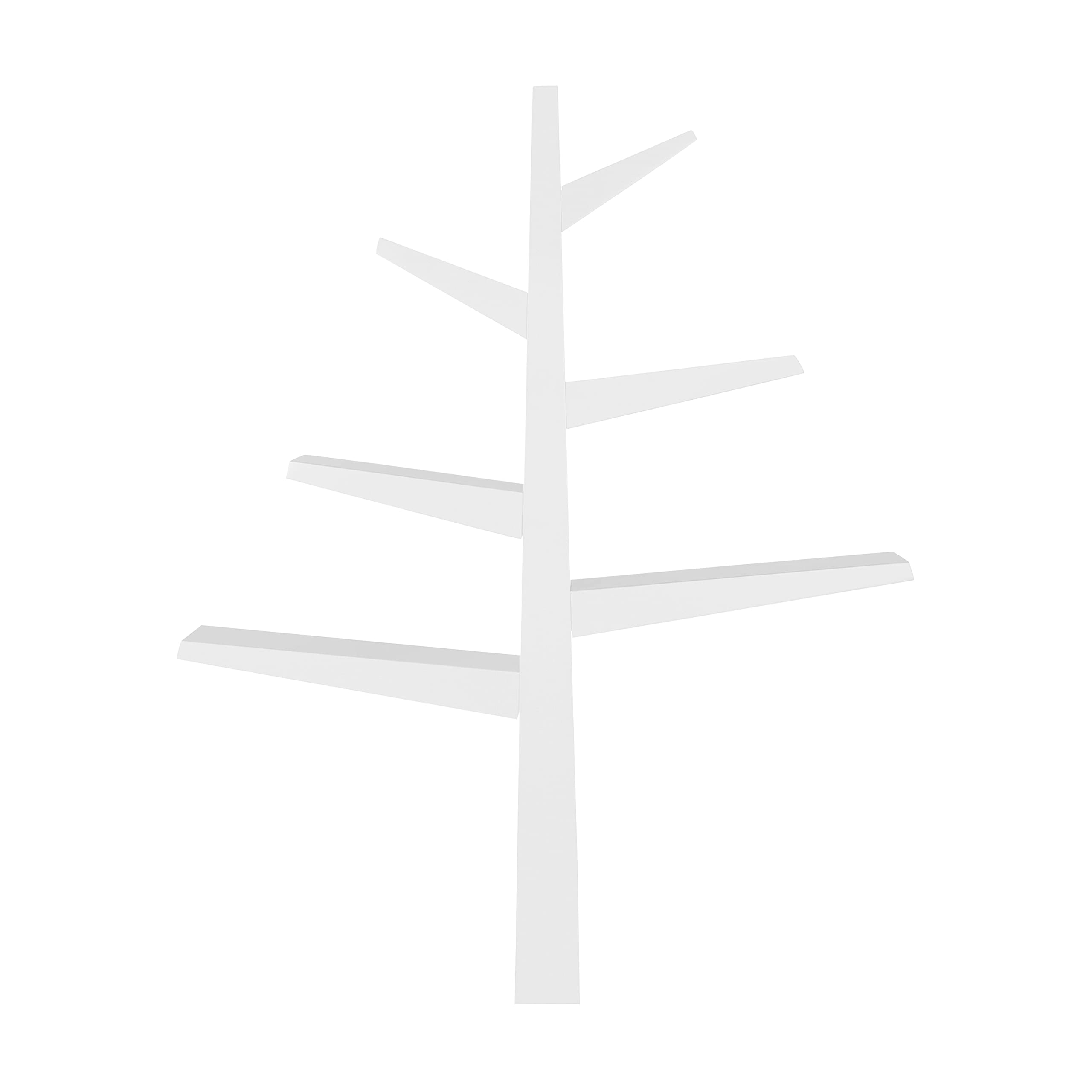 Babyletto Spruce Tree Bookcase - White Nursery Bookshelf for Kids Room, Baby Books Storage & Playroom Organization