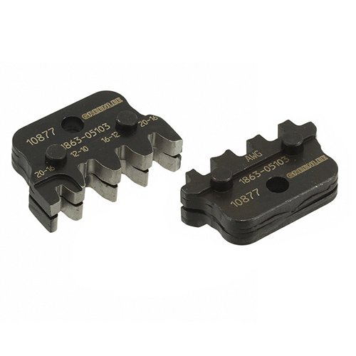 Greenlee 10877 Crimping Tool Die Set - Professional Electrical Wire Crimper Kit for Reliable Connections | Perfect for Electricians, DIY Projects & Home Wiring Repairs