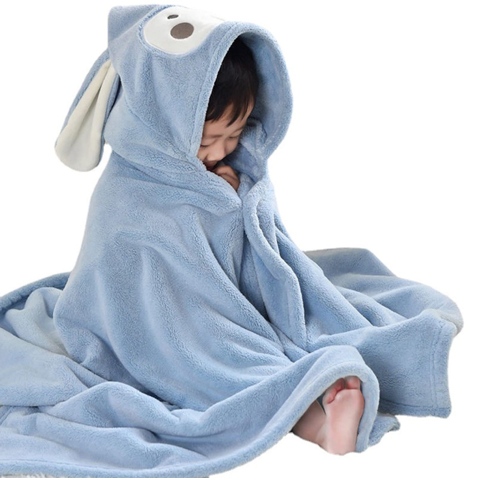 **Soft Hooded Baby Towel 70x140cm - Kids Swim & Bath Poncho Towel for Boys & Girls - Thick Absorbent Beach & Pool Towel for Toddlers & Infants - Perfect for Swimming, Bath Time & Outdoor Activities**