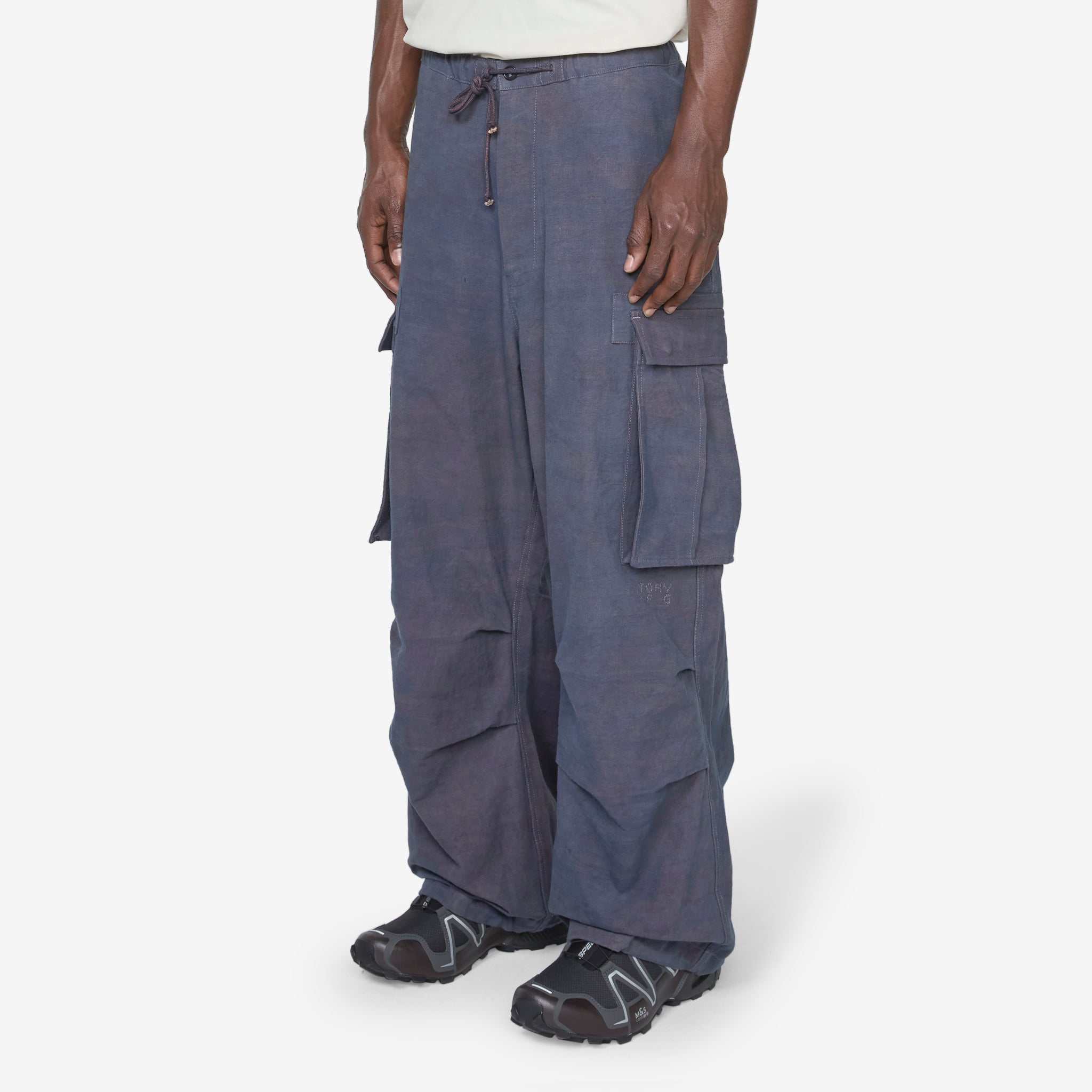 AW24 Peace Pants - Soft Purple Slub Cotton Joggers for Women | Comfortable Lounge Pants for Yoga, Travel & Relaxation at Home