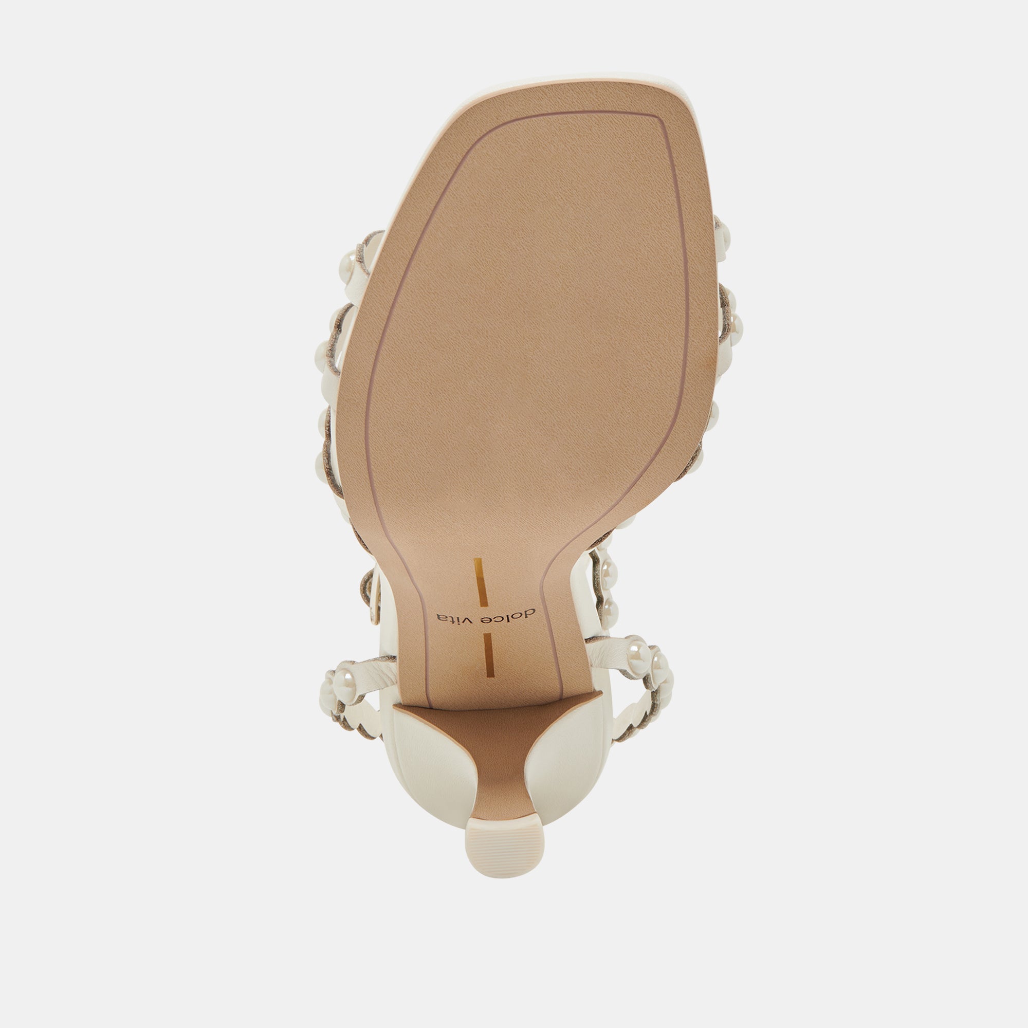 HELLEN PEARL WHITE LEATHER HEELS - Women's Fashion High Heels for Party, Wedding & Evening Events