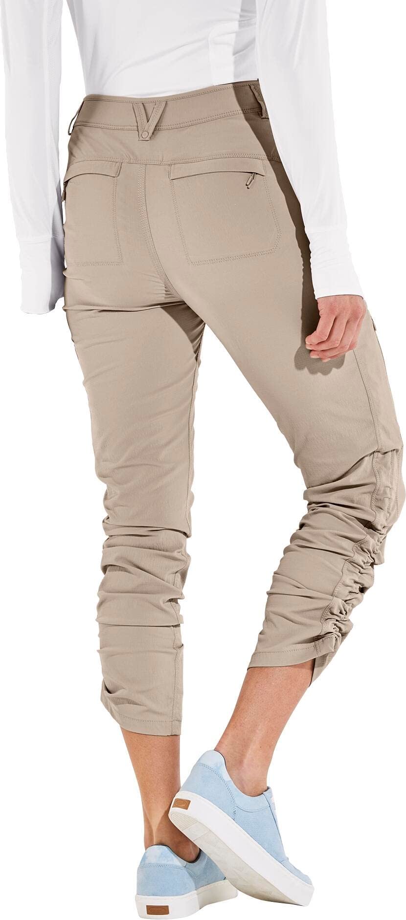 Coolibar UPF 50+ Women's Sun Protective Fishing Pants - Lightweight Quick-Dry Outdoor Hiking & Beachwear