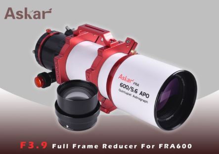 Askar FRA 600 Reducer 0.7x - Telescope Focal Reducer for Astrophotography & Astronomy - Perfect for Deep Sky Imaging and Wide Field Views
