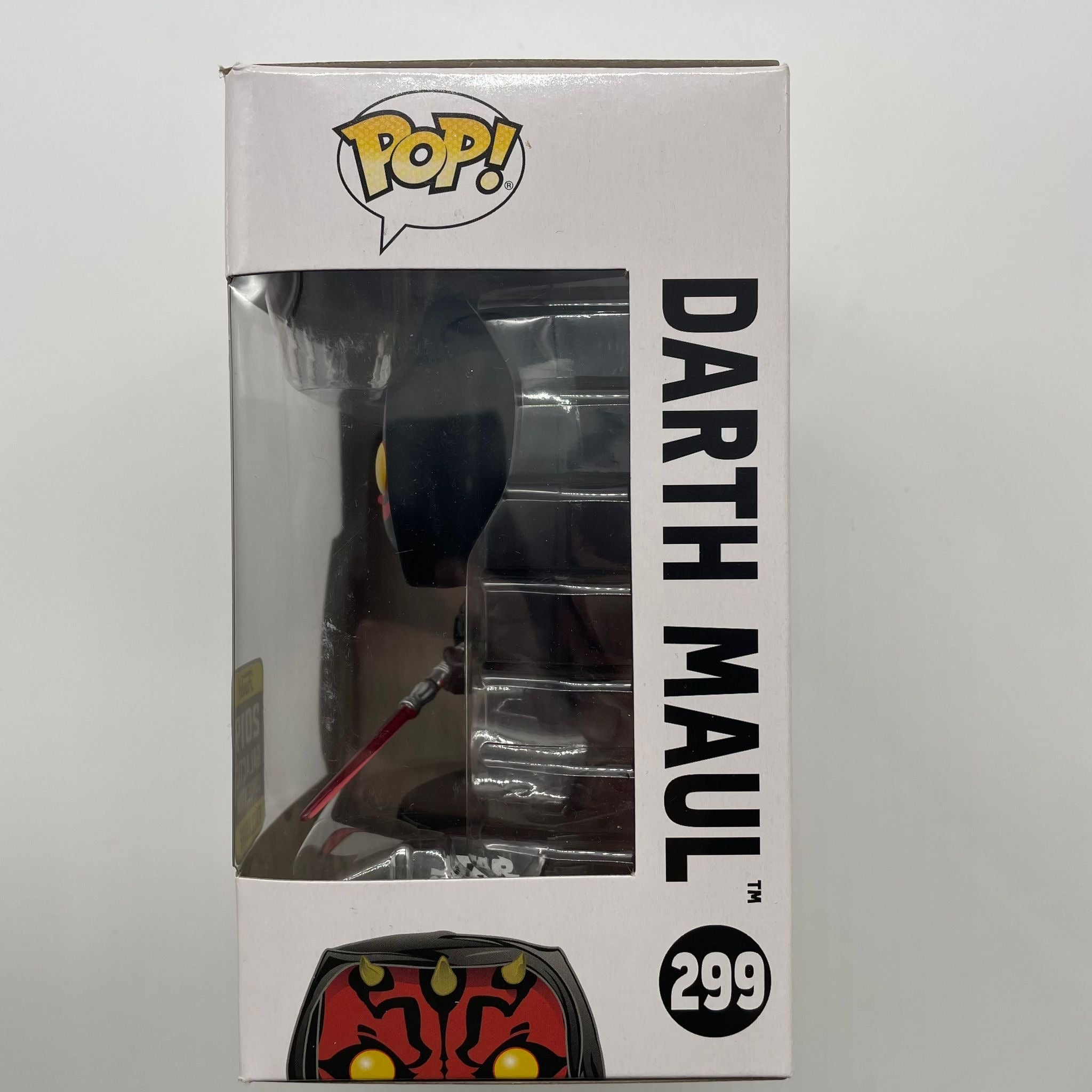 Darth Maul Star Wars Funko Pop Vinyl Figure #299 - Collectible Sith Lord Action Toy for Fans & Display | Perfect for Home Decor, Office Display & Gift Giving