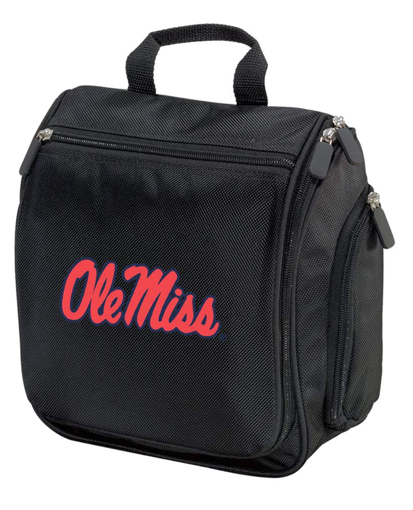 Ole Miss Toiletry Bag | University of Mississippi Travel Organizer | Hanging Shaving Kit for Men & Women | Perfect for College Dorms, Gym, Camping & Business Trips