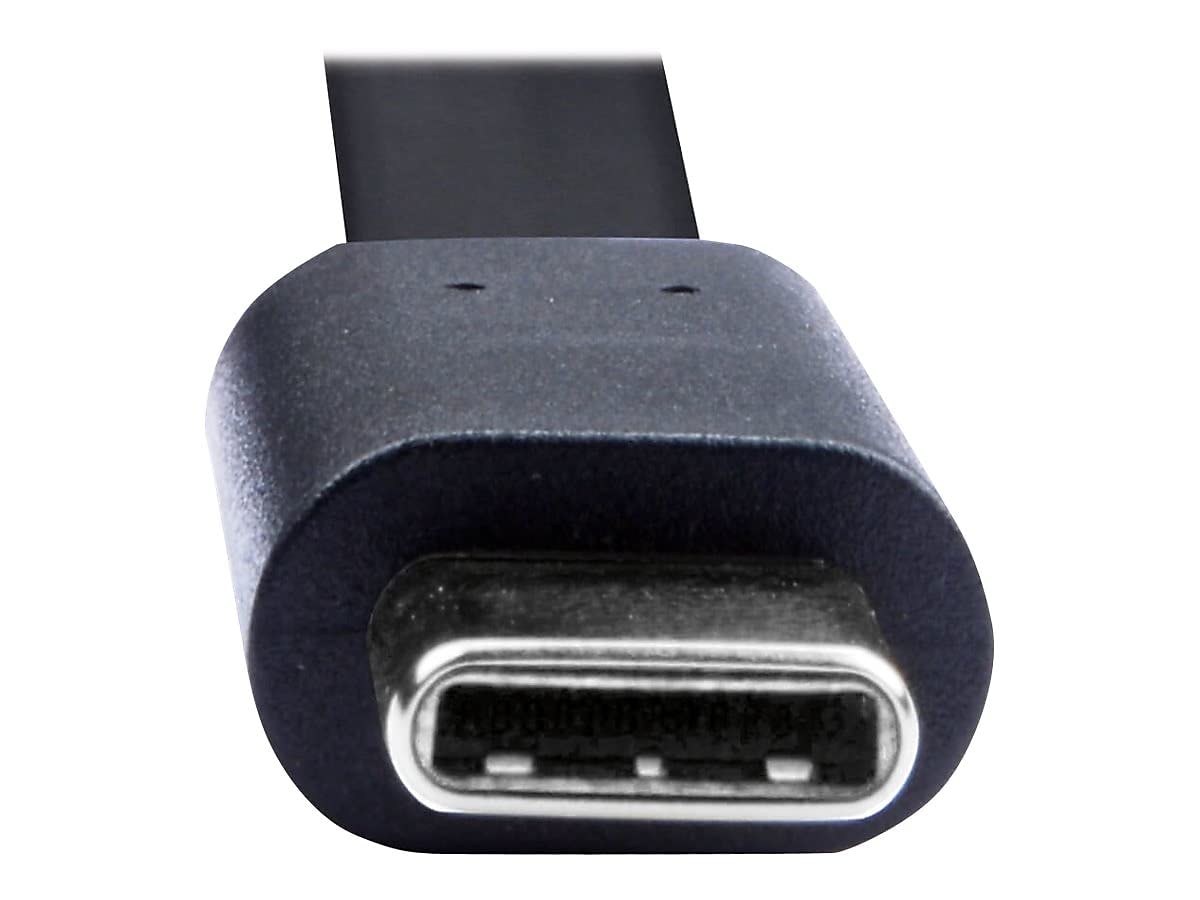 Tripp Lite USB-A to USB-C Cable 6ft - Flat Design USB 2.0 Fast Charging & Data Sync Cable - Compatible with Thunderbolt 3, MacBook, iPad Pro, Samsung Galaxy - Perfect for Home, Office & Travel Charging