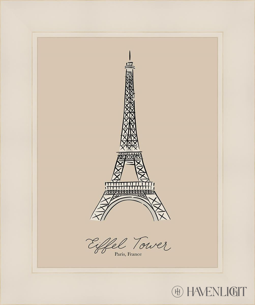 Eiffel Tower Art Print by Elise Gomez - Elegant Parisian Wall Decor for Home, Office & Gifts
