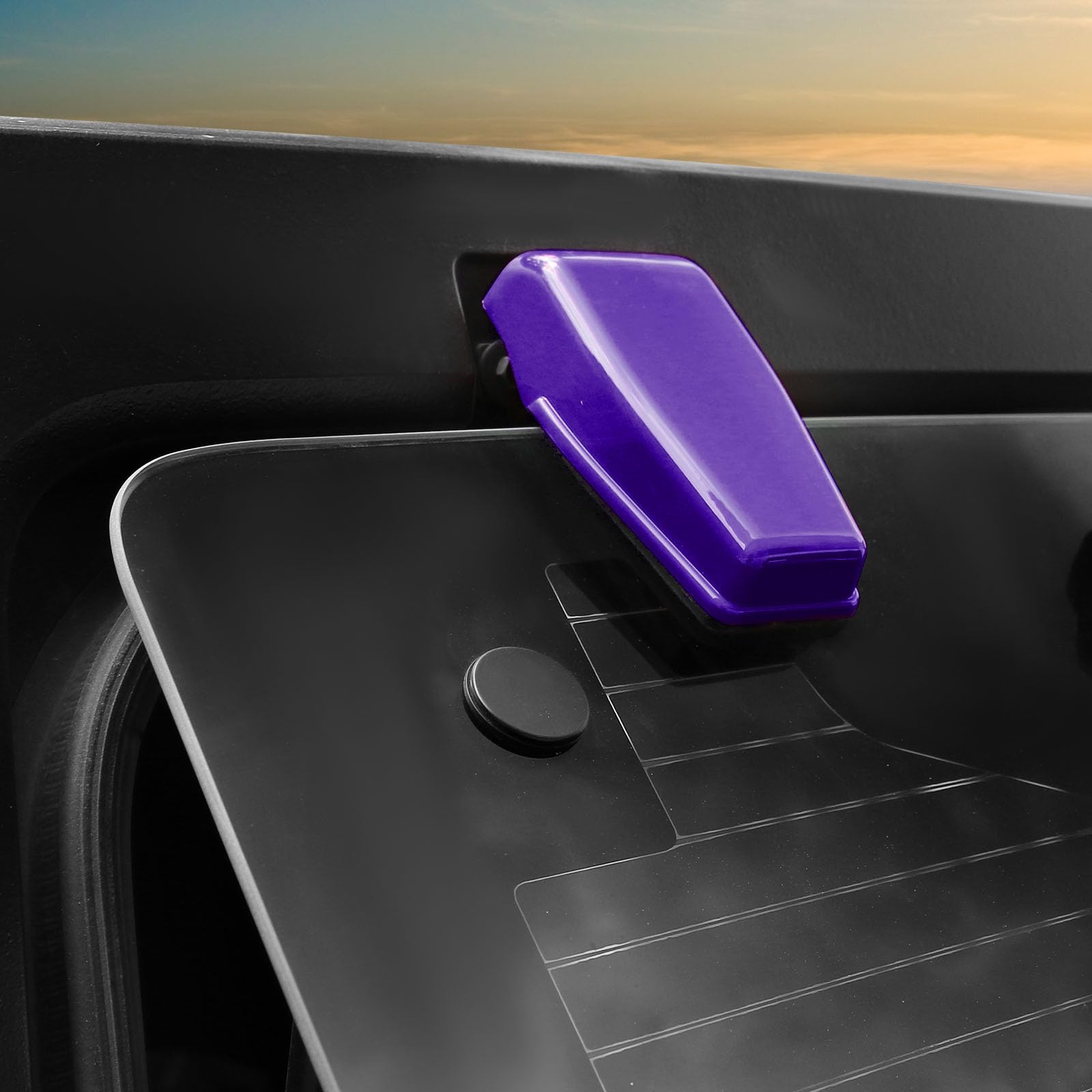 Jeep Wrangler JK JKU Rear Tail Window Hinge Cover Trim - Purple Exterior Accessory for 2007-2018 Models | Durable Decorative Upgrade for Off-Road & Daily Driving
