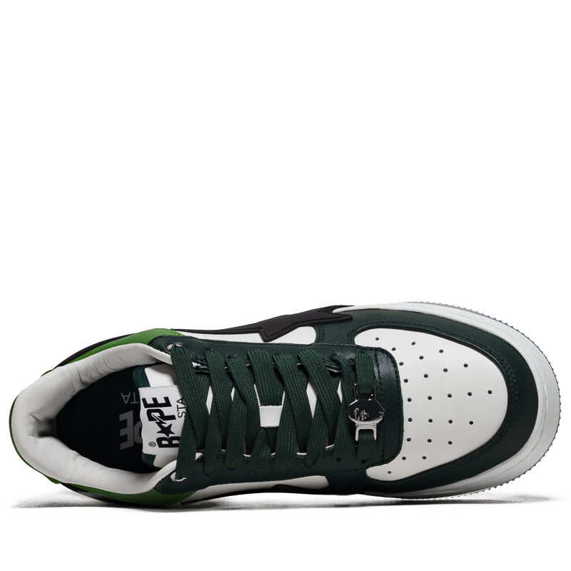 Bape Sta OS Sneakers - Green Camo Streetwear Shoes for Men & Women | Casual Wear, Hip Hop Fashion, Urban Lifestyle
