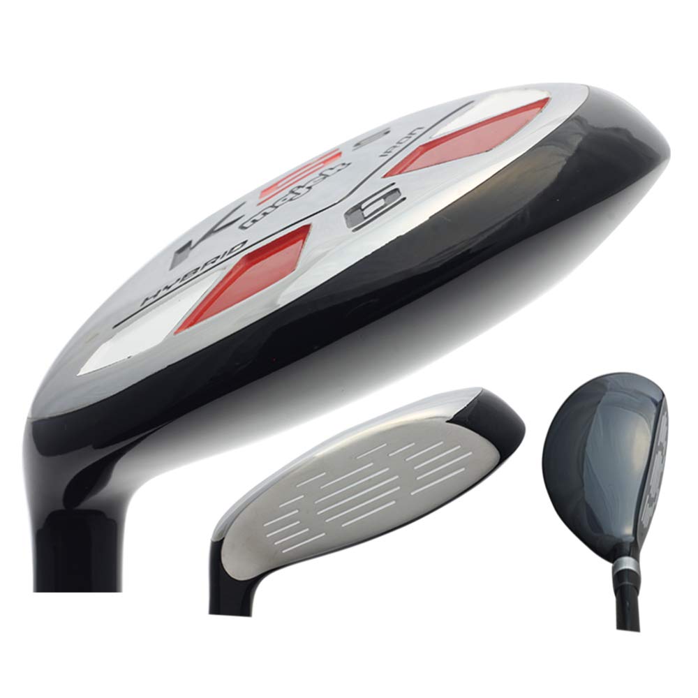 Left Handed Majek Golf Hybrid Club #6 - Senior Lady Flex (55+ Years) for Tall Players 5'8