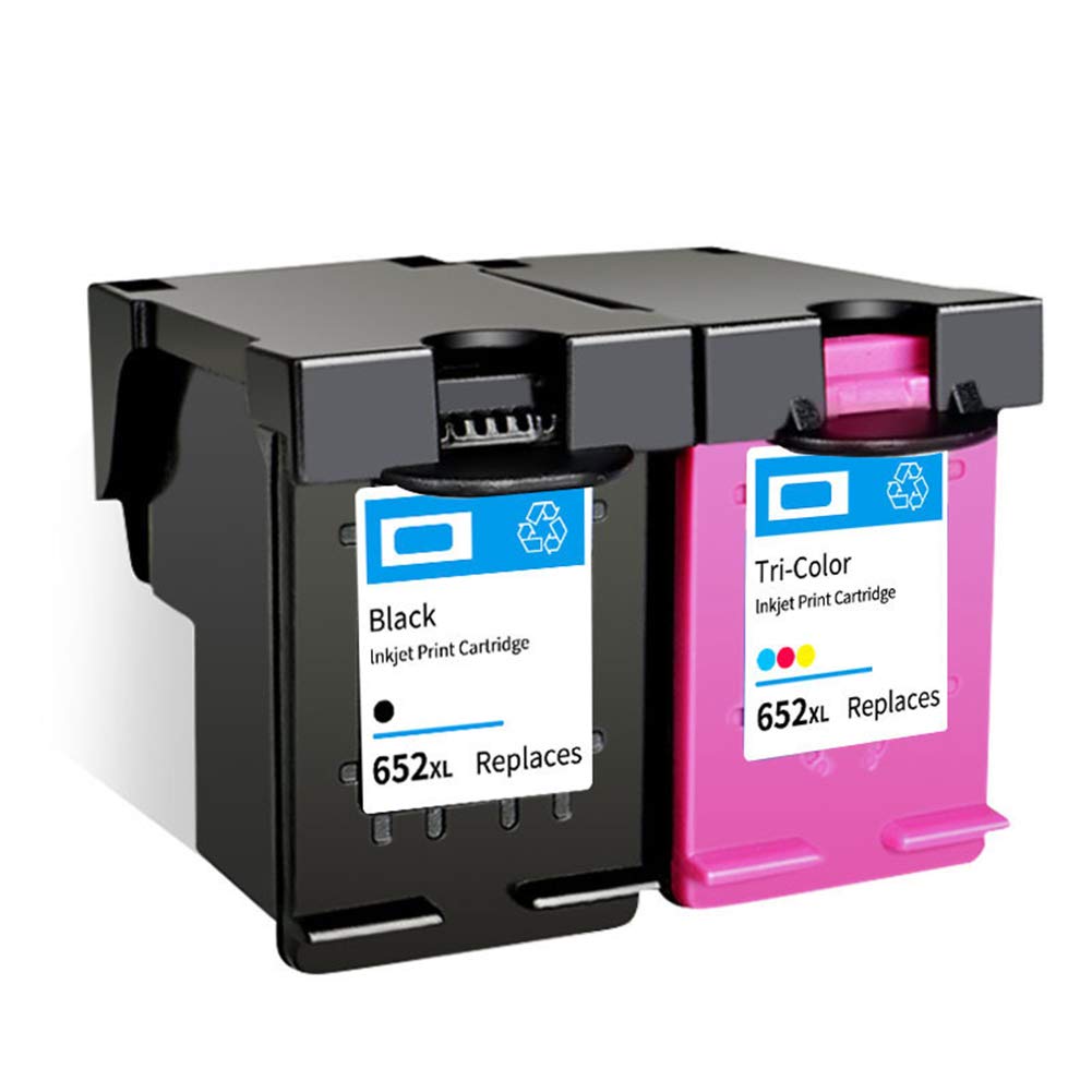 SSBY 652 Compatible Ink Cartridge Replacement for HP 652XL - Works with HP Deskjet Ink Advantage 1115, 1118, 2135, 2136, 2138, 2675, 2676, 2677, 2678, 3635, 3636, 3638, 3700 Printers (Black & Color) - Ideal for Home, Office & School Printing Needs