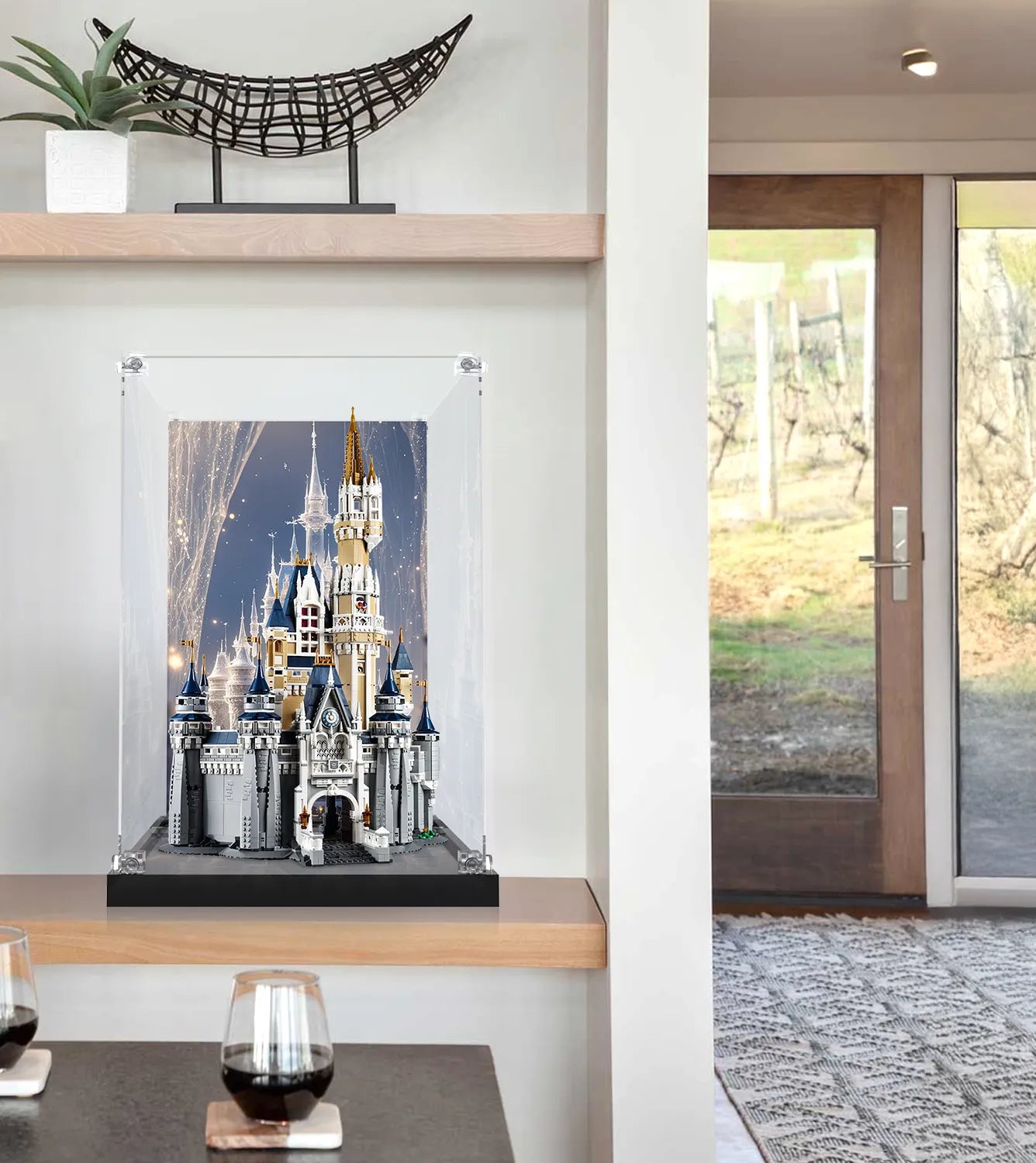 LEGO® Disney The Disney Castle 71040 Display Case - Premium Acrylic Protector for Collectible Building Sets - Perfect for Showcasing & Protecting Your Disney LEGO® Collection at Home or Office