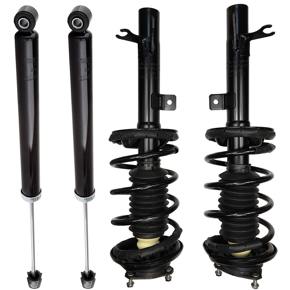 OCPTY Complete Strut Assembly with Shocks - Replacement for 2000-2005 Ford Focus (Models 171505, 171504, 5796) - Front/Rear Suspension Upgrade for Smoother Ride & Better Handling