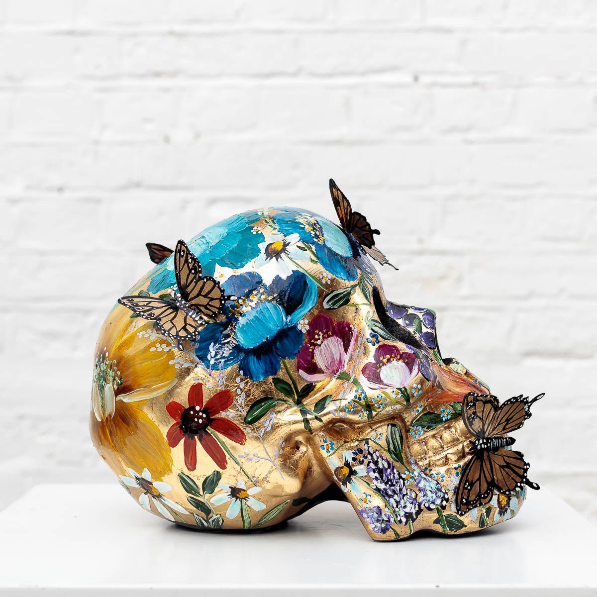 Golden Mind Original Sculpture - Handcrafted Art Piece for Home & Office Decor | Perfect Gift for Art Lovers & Collectors