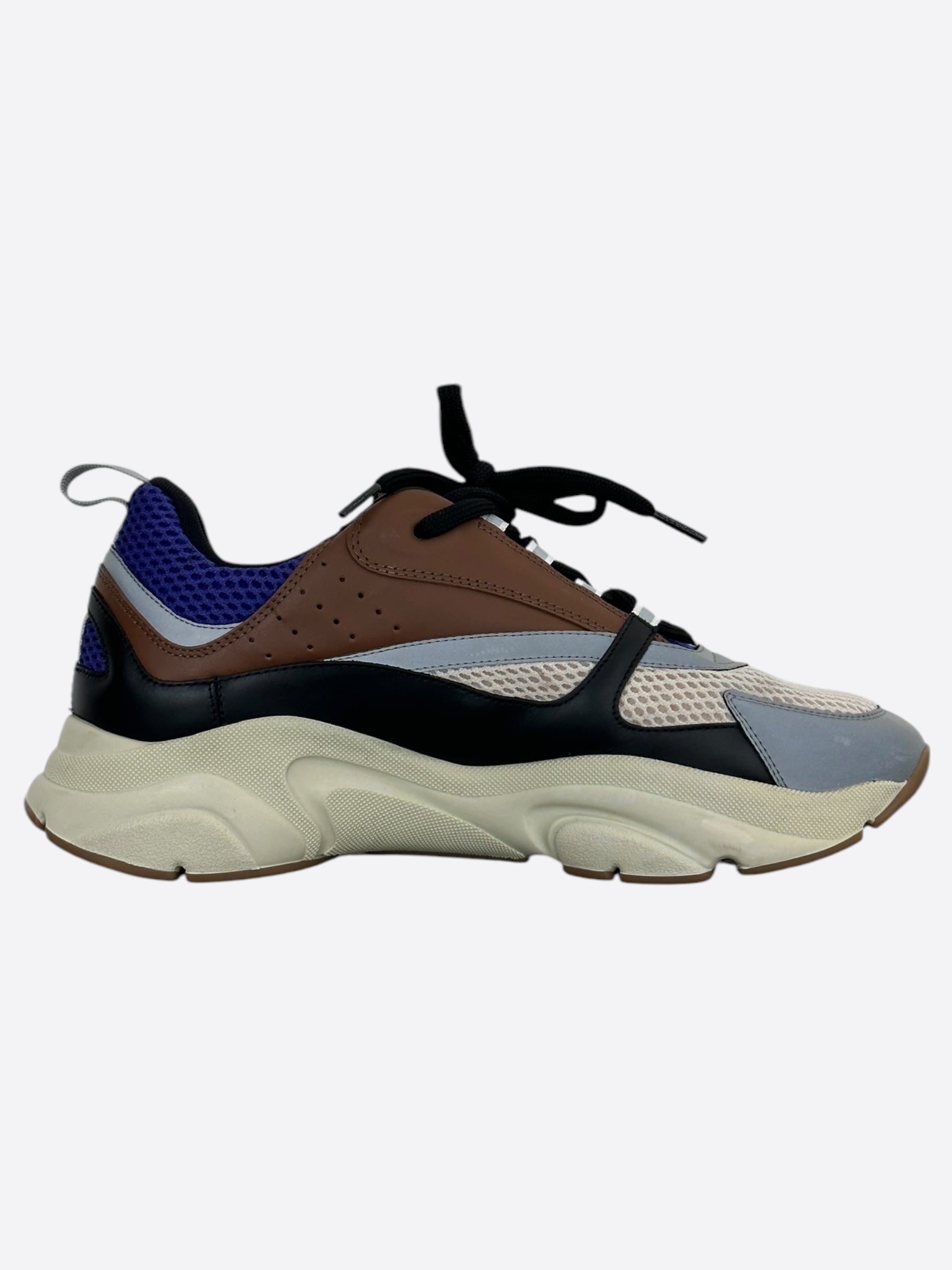Dior B22 Sneakers for Men - Brown & Black High-Top Luxury Fashion Shoes | Perfect for Casual Wear, Street Style & Everyday Outfits