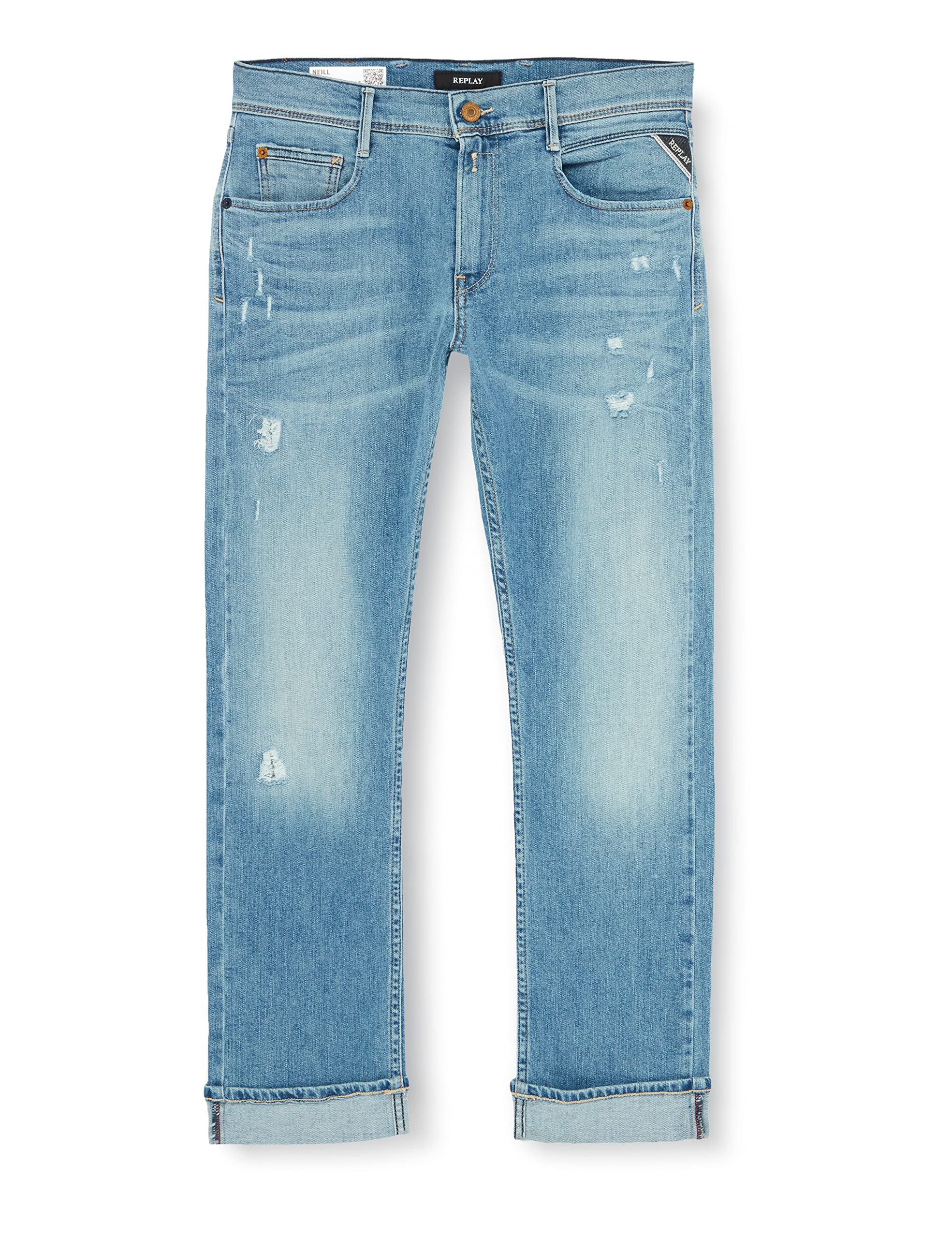 Replay Boys' Neill Jeans - Classic Denim Pants for Kids | Comfortable & Durable Jeans for School, Play & Everyday Wear
