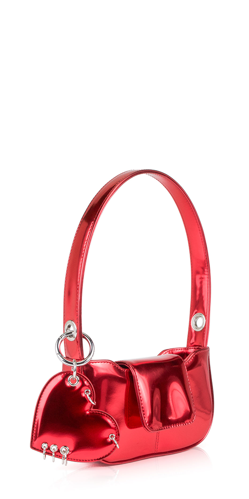 Dylan Metallic Red Crossbody Bag for Women - Stylish & Durable Purse for Work, Travel & Everyday Use