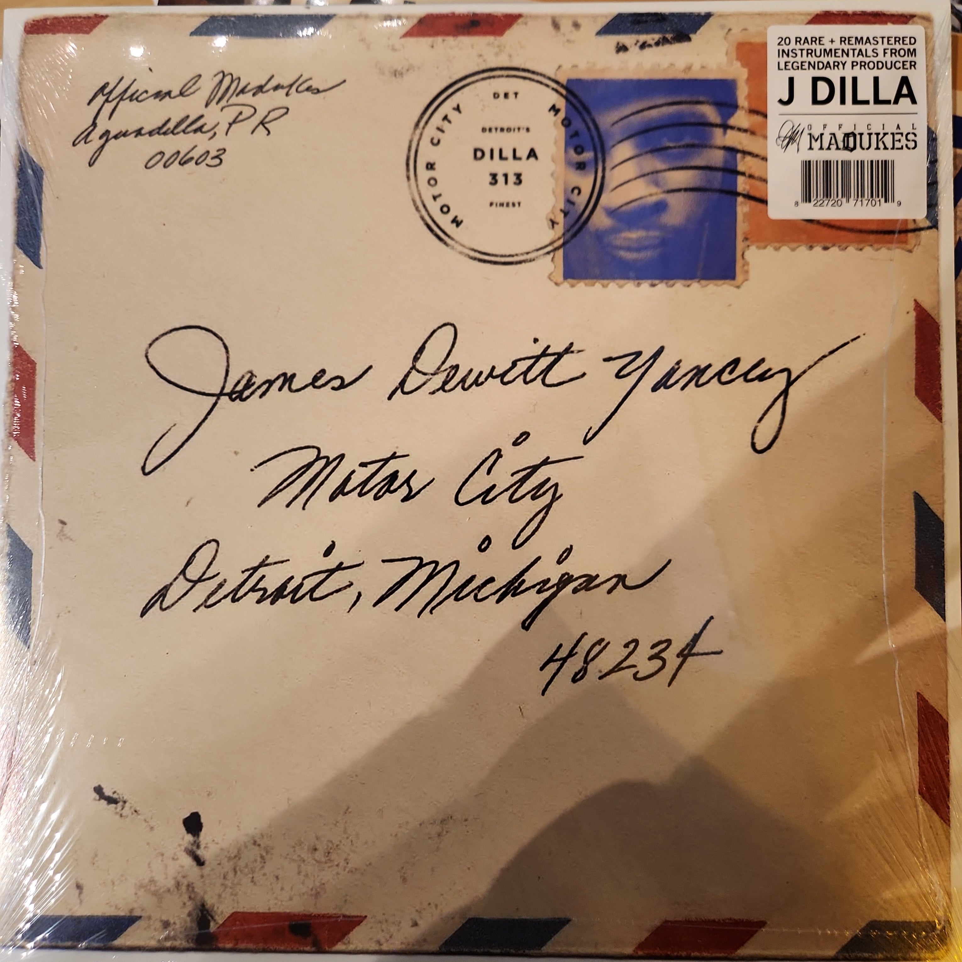 J Dilla Motor City Vinyl LP Record - Limited Edition Hip-Hop Instrumental Beats Album for DJs & Music Collectors (Perfect for Home Listening & Studio Production)