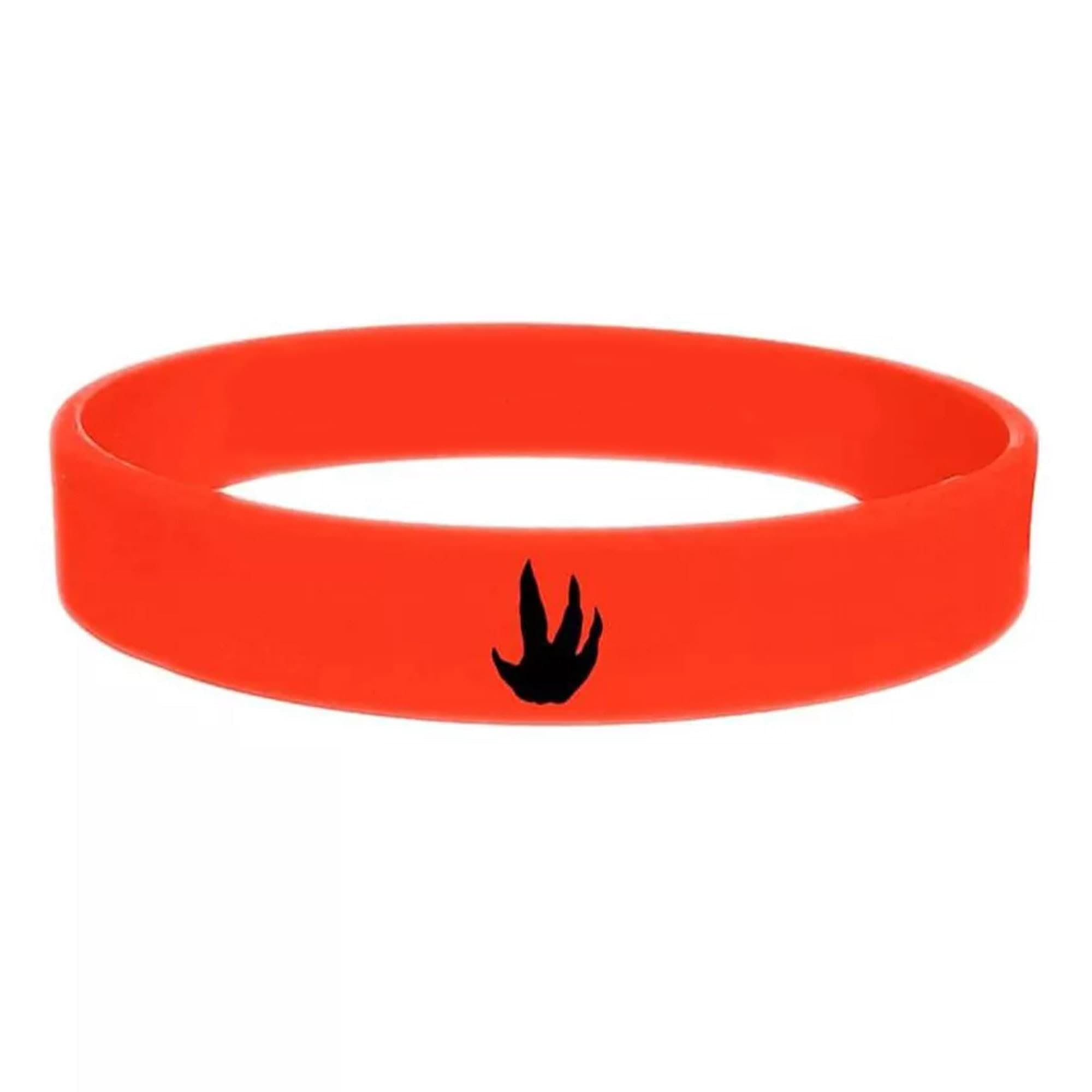 Evolve Monster Logo Silicone Wristband - Durable Rubber Bracelet for Fitness, Sports & Everyday Wear - Perfect for Gym, Running & Casual Outfits
