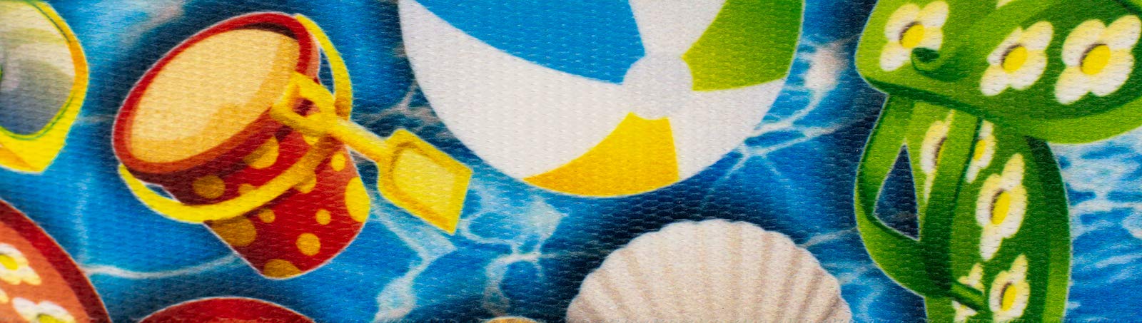 Country Brook Design - 5/8 Inch Pool Party Polyester Webbing - Durable & Colorful Straps for Swimwear, Bags, DIY Crafts & Outdoor Gear Accessories