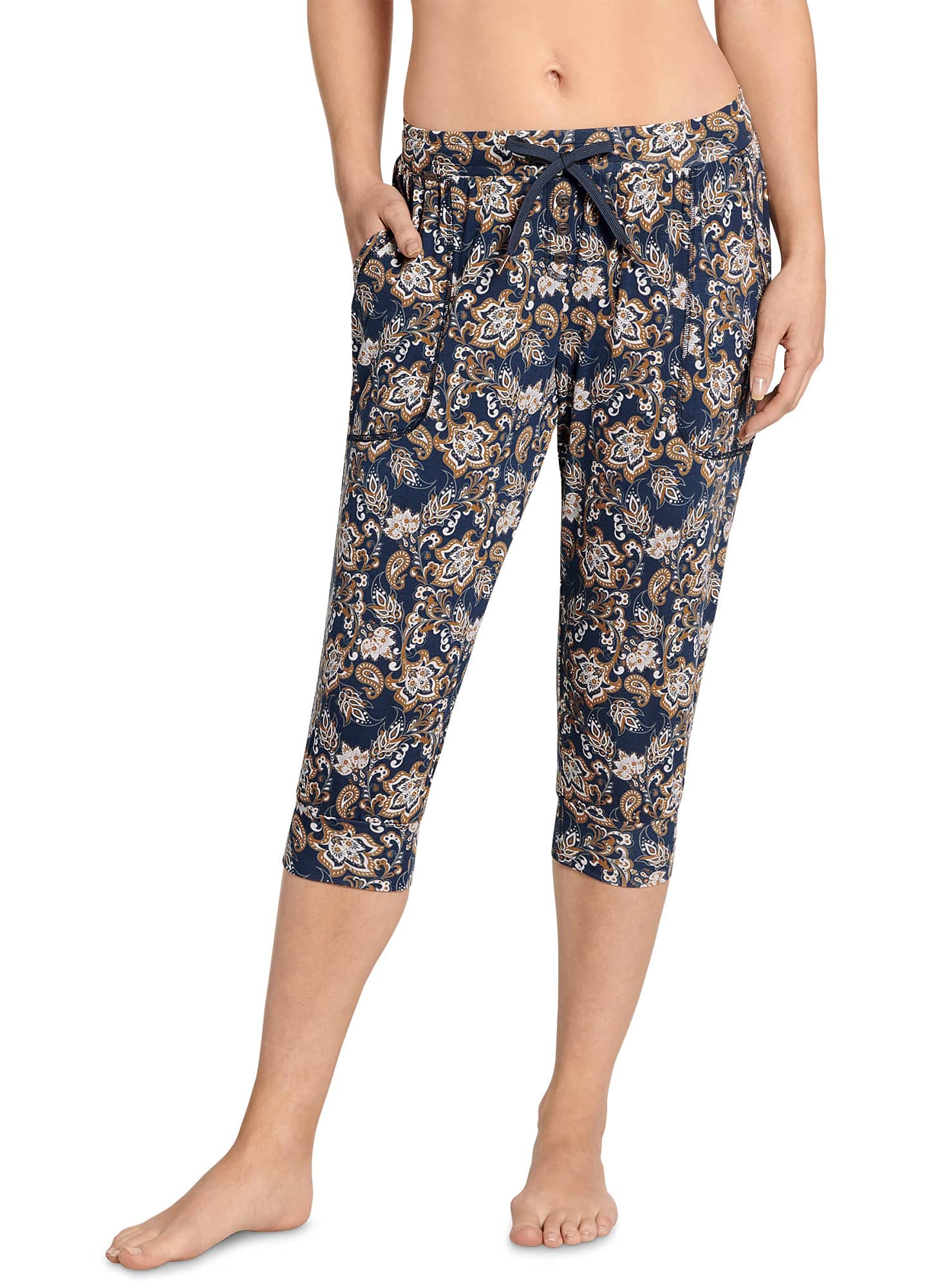 Jockey Women's Soft Serenity Modal Capri Sleepwear Set - Comfortable Pajama Pants for Lounge & Sleep | Perfect for Relaxing at Home, Nighttime Comfort