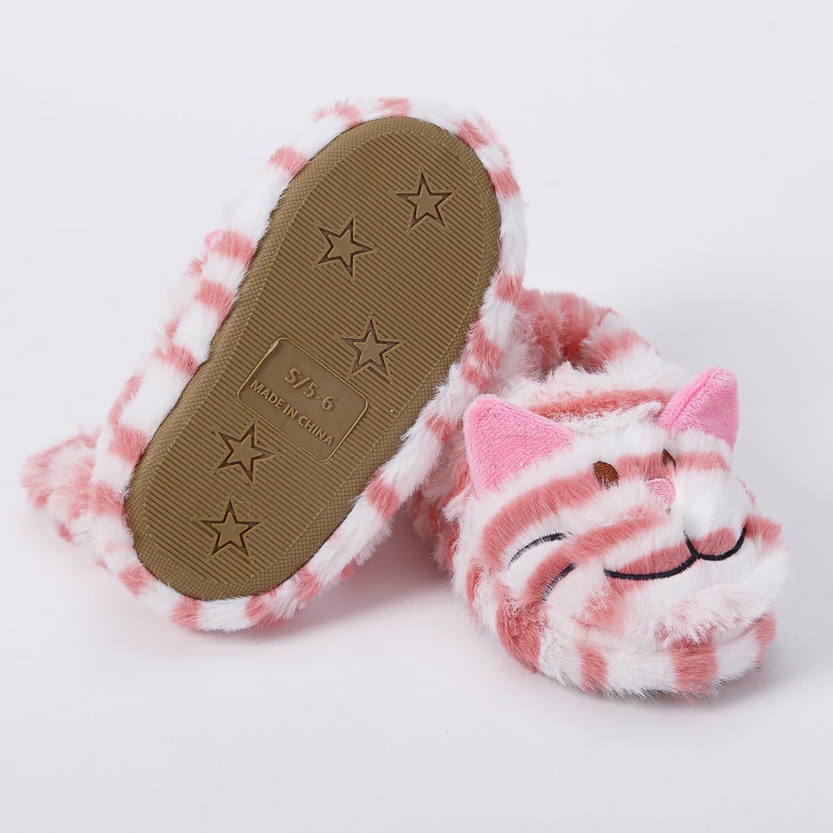 Adorable Kitty House Slippers for Baby Girls - Soft & Non-Slip Indoor Shoes for Toddlers - Perfect for Playtime, Nursery & Cozy Home Wear