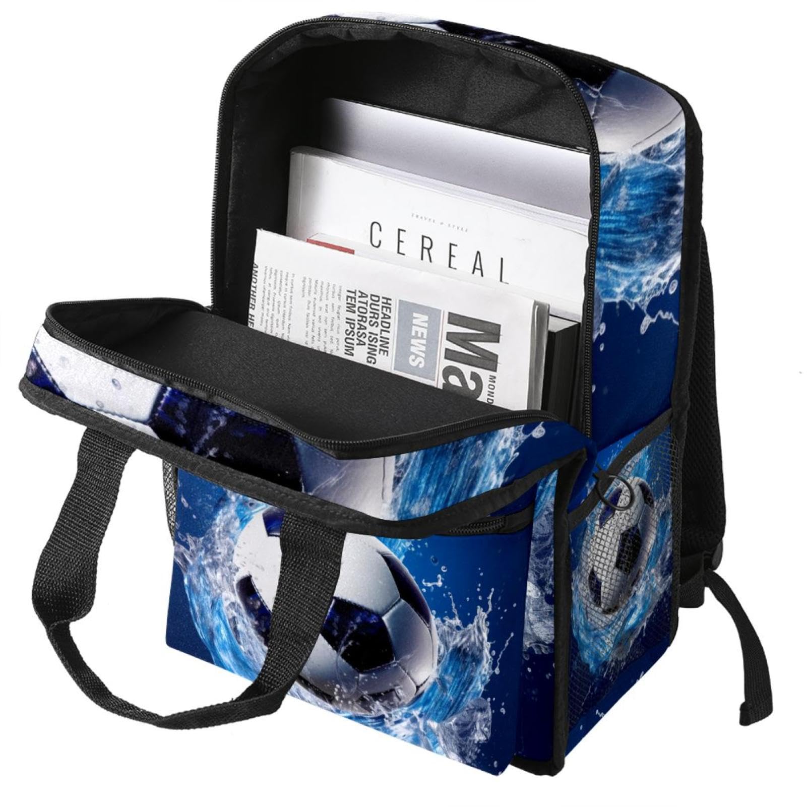 Best Travel Backpack for Men & Women - Lightweight Durable Blue Ocean Design - Perfect for Hiking, Camping & Daily Commute