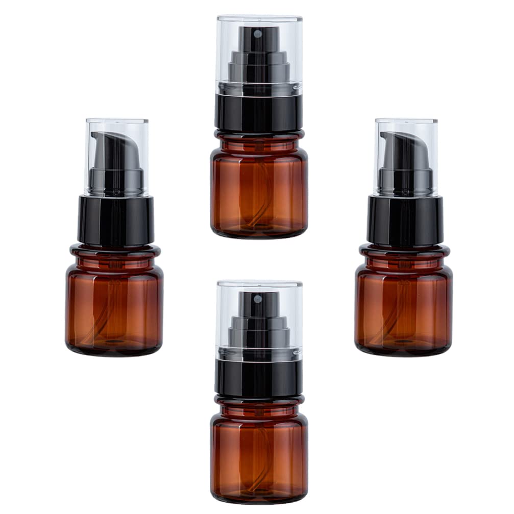 FOMIYES 1 Set Amber Glass Spray Bottles - Travel Size Perfume & Lotion Bottles with Pump for Cosmetics, Essential Oils, DIY Skincare - Perfect for Home, Salon, Travel & Gift Packaging