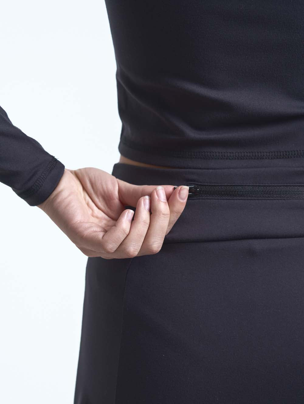 Elegant Aspin A-Line Skirt for Women - Flowy Midi Skirt with Pockets - Perfect for Office, Party & Casual Wear