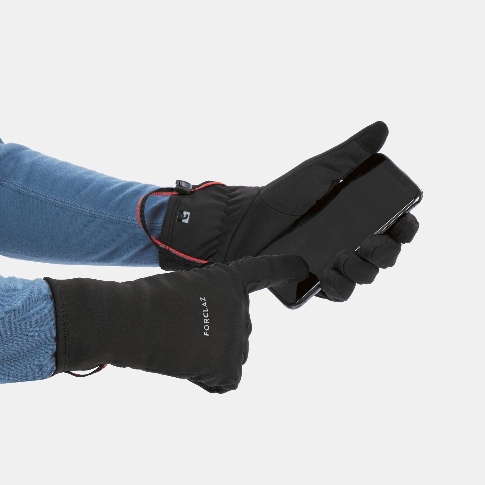 Forclaz MT500 Backpacking Gloves - Waterproof Hiking Gloves for Men & Women - Cold Weather Outdoor Gear for Camping, Trekking & Mountain Climbing