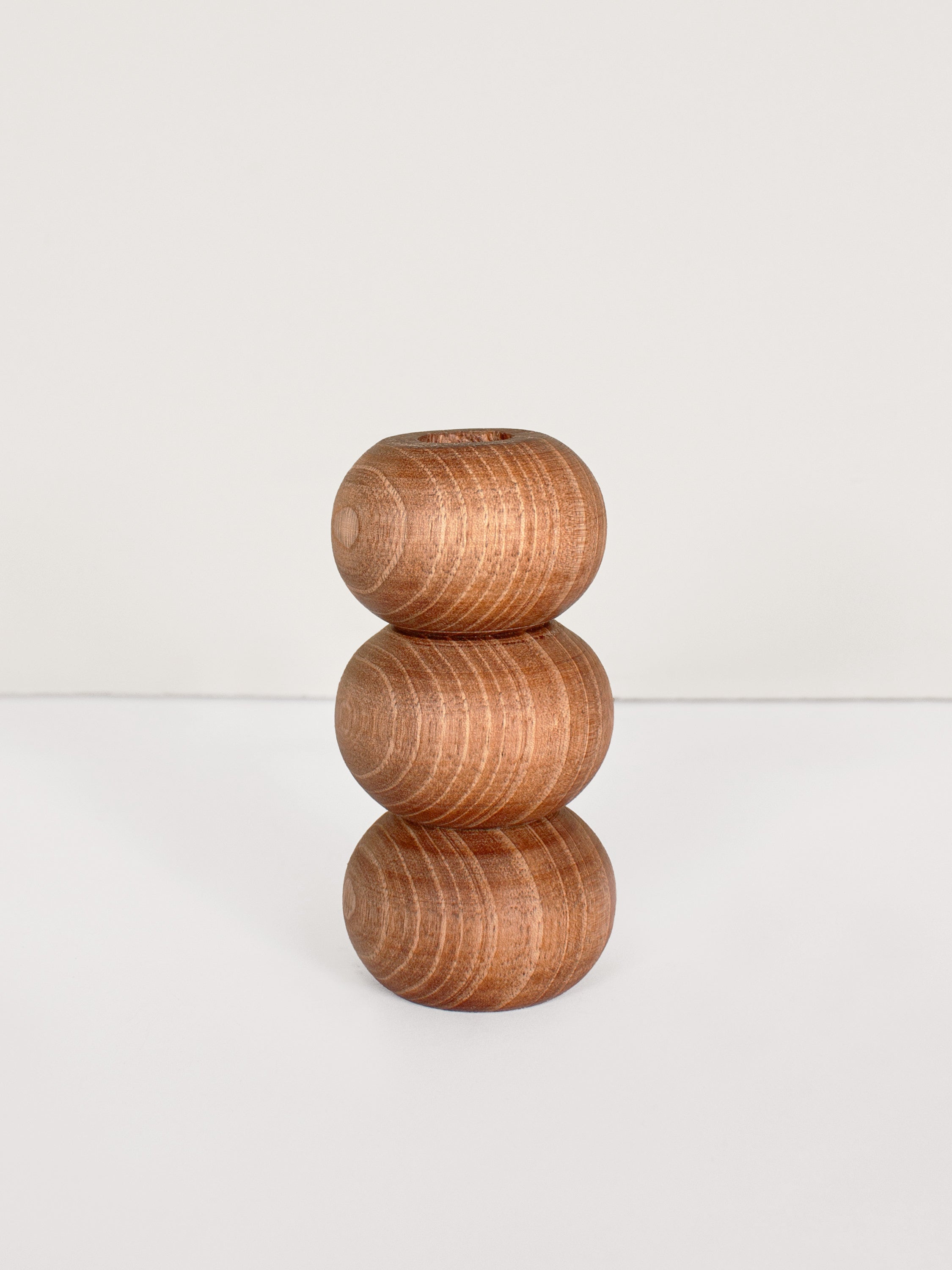 Handmade Walnut Wood Candlestick Holder with Ball Design - Elegant Home Decor for Dining Table, Wedding Centerpiece, and Romantic Candlelit Dinners