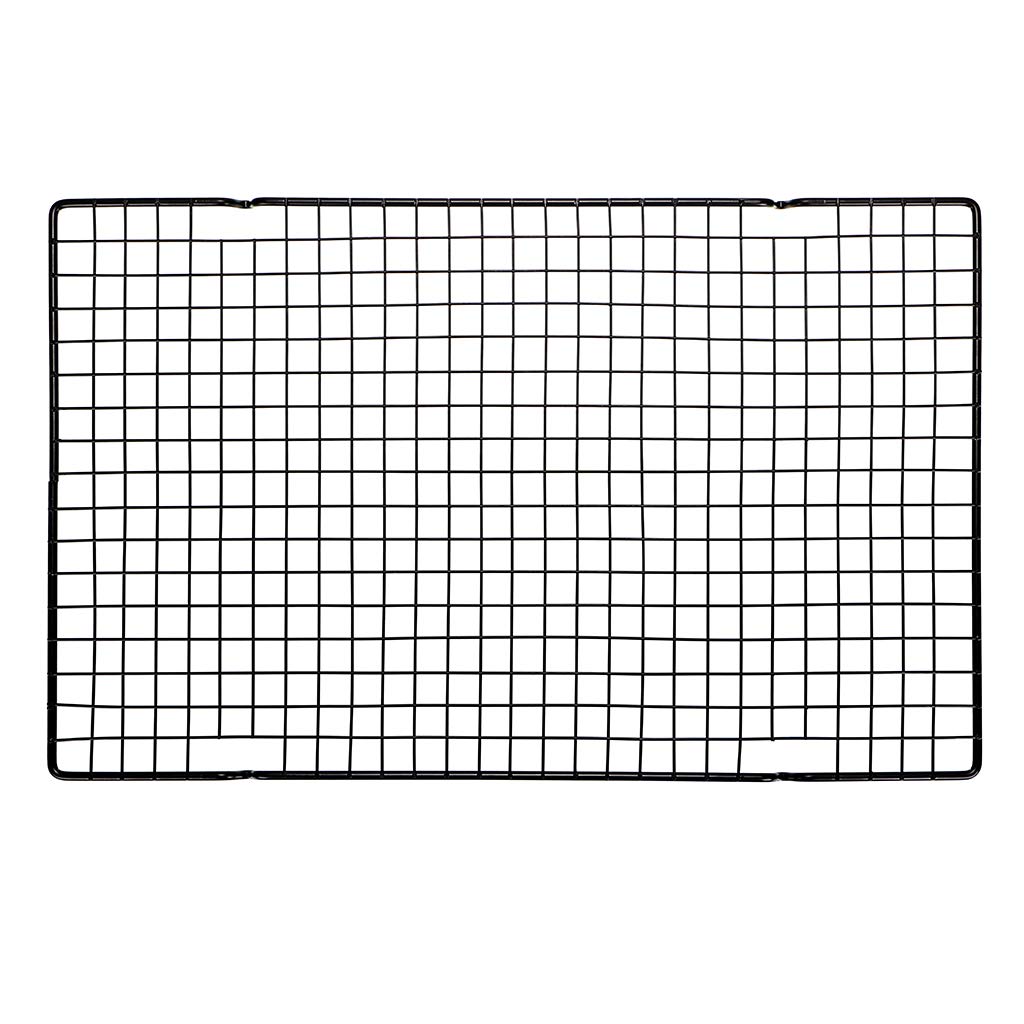 OwnMy Set of 2 Non-Stick Heavy Duty Baking Cooling Racks - 10” x 16” Oven Safe Wire Racks for Roasting, Baking, Cookies, Bread & Pastries - Perfect for Kitchen, Bakery & Holiday Cooking