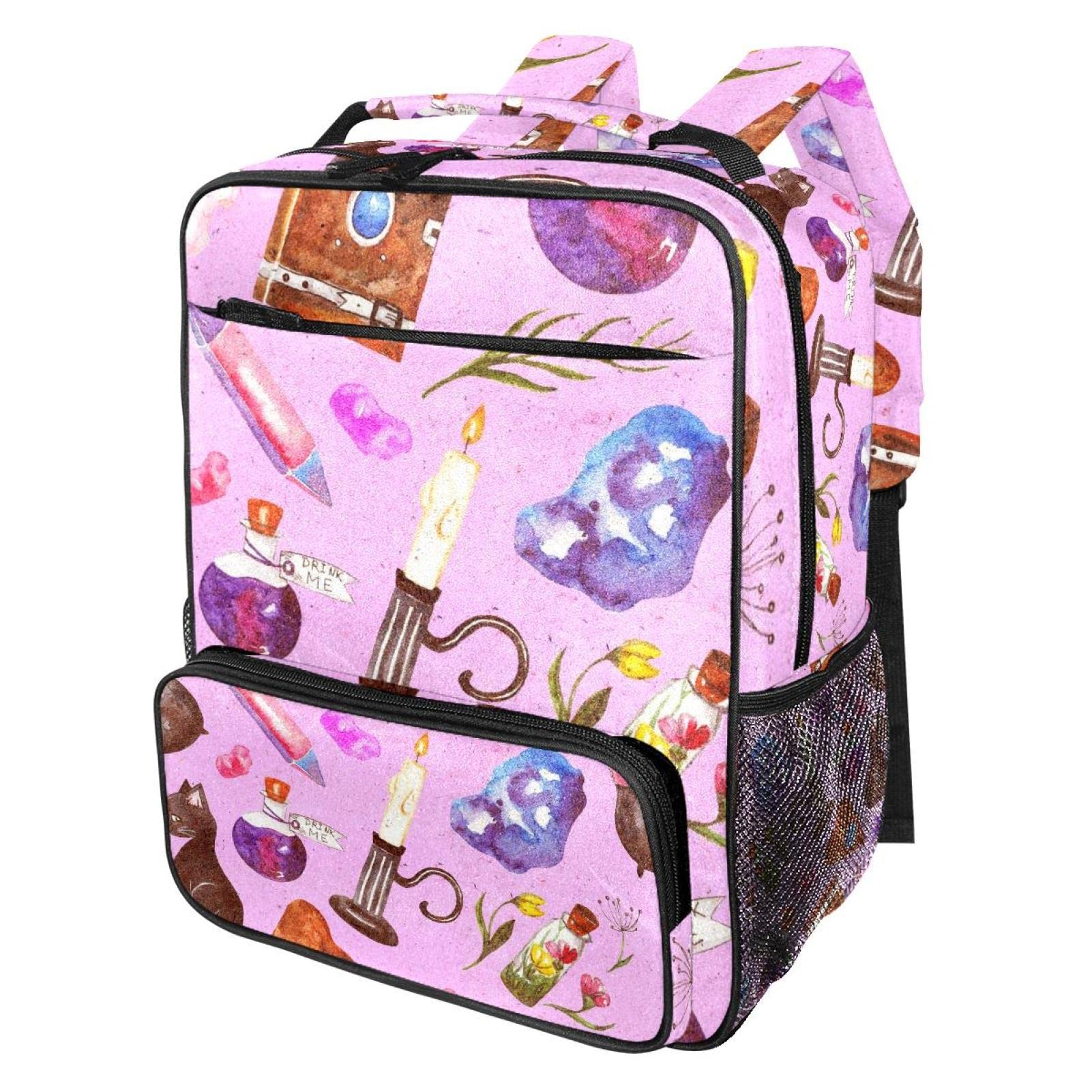 Waterproof Women's Backpack for Work & Travel - Stylish Teacher & Nurse Bag with Watercolor Design - Perfect for Commuting, School, and Outdoor Adventures