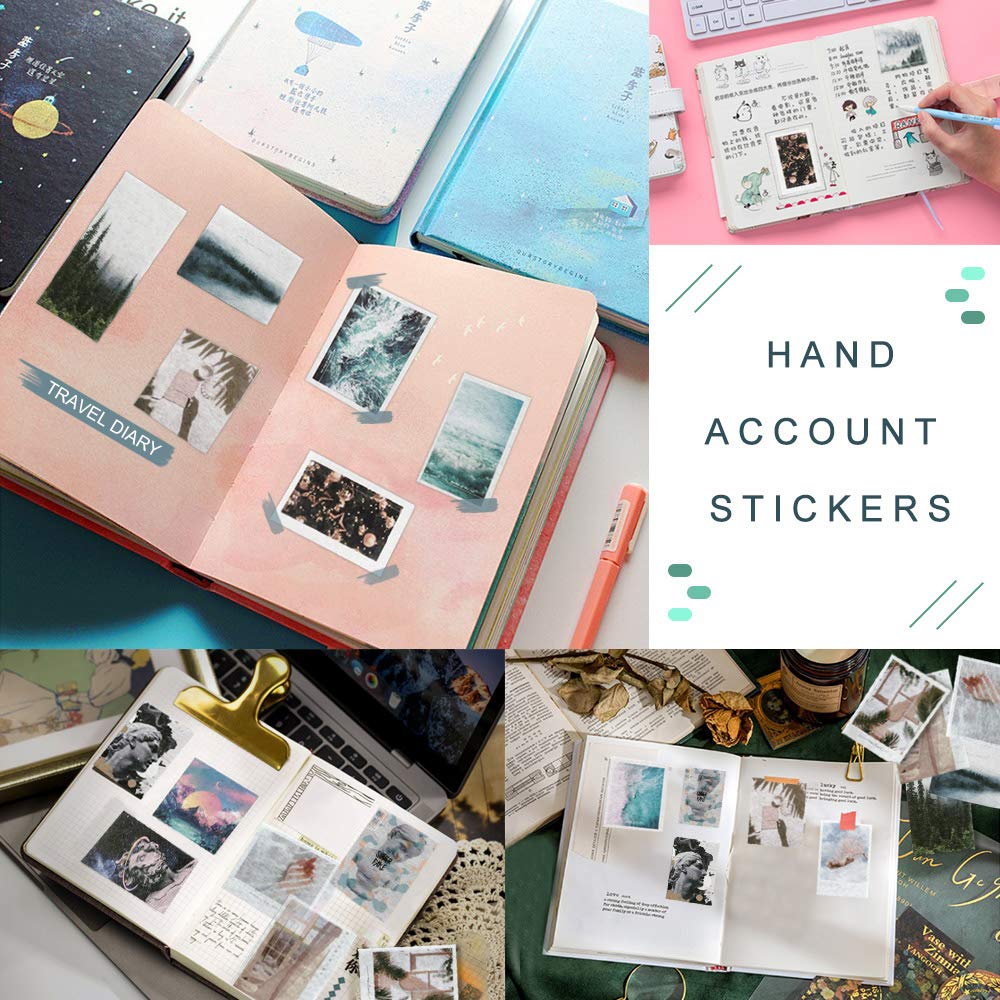 250Pcs Small Scrapbooking Stickers Set - 5 Themed Washi Paper Stickers for Journaling, DIY Crafts, Bullet Journals & Scrapbook Decoration - Perfect for Memory Books, Planners, and Handmade Greeting Cards (Style B)