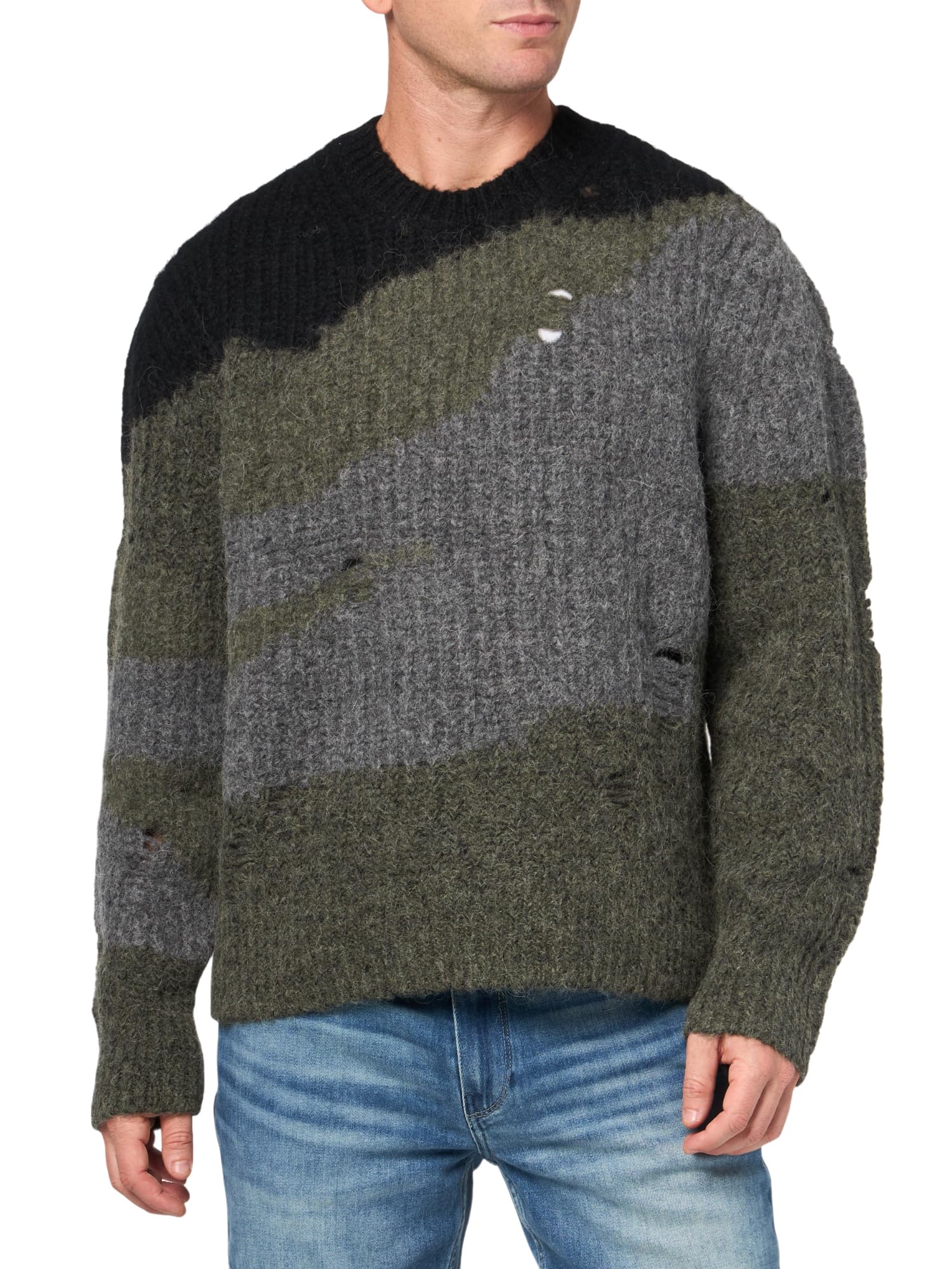 Men's Comfortable Sur Crew Neck Sweatshirt - Soft Cotton Pullover for Casual Wear, Street Style & Lounge Outfits