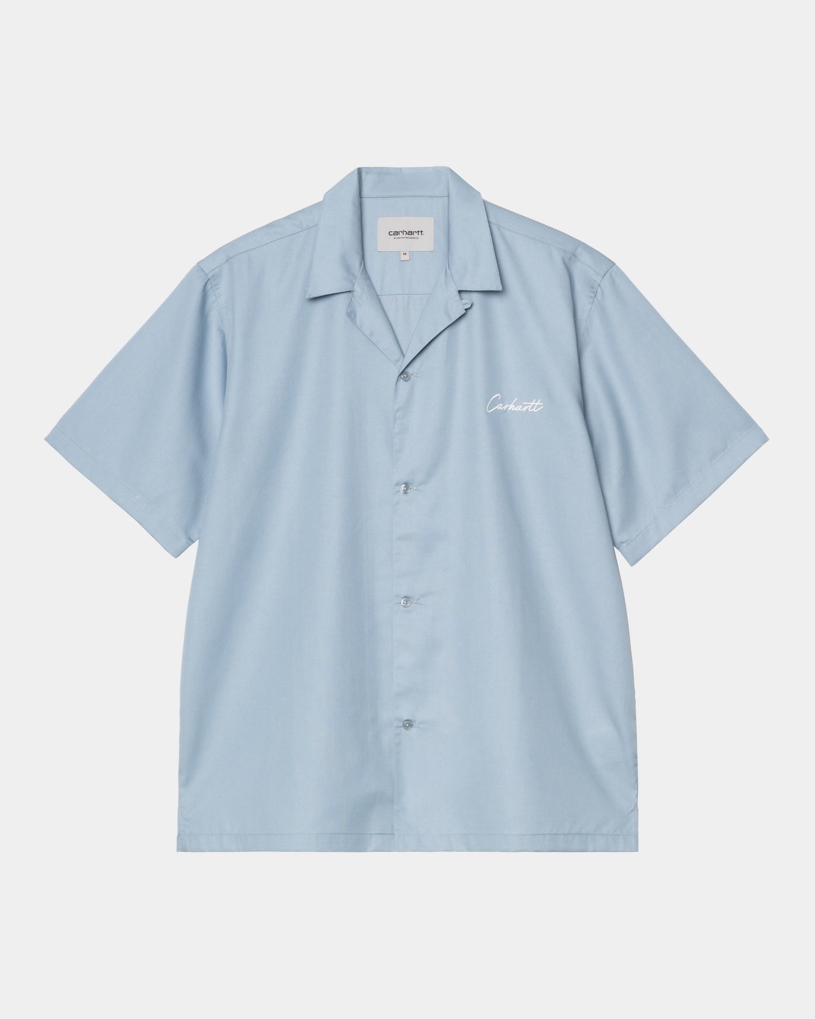 Delray Shirt for Men - Frosted Blue & White Casual Button Down Shirt | Perfect for Office, Date Night & Summer Outings