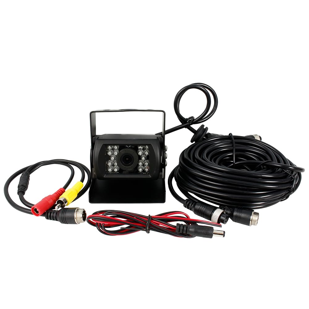 Echomaster CAM-580 HD Commercial Backup Camera System for Trucks & Trailers - Night Vision, Waterproof, Wide View Angle - Perfect for Parking, Reversing & Safety Maneuvers