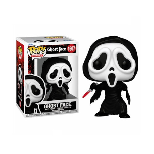 Funko Pop Movies: Scream Ghostface with Knife #1607 Collectible Figure - Perfect for Horror Fans & Movie Memorabilia Collections